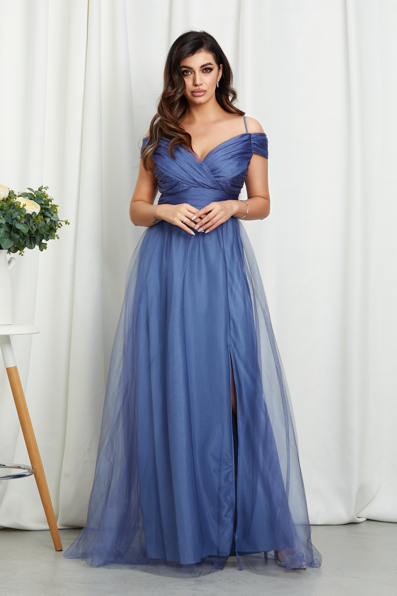 Poze Rochie Celebre Albastra