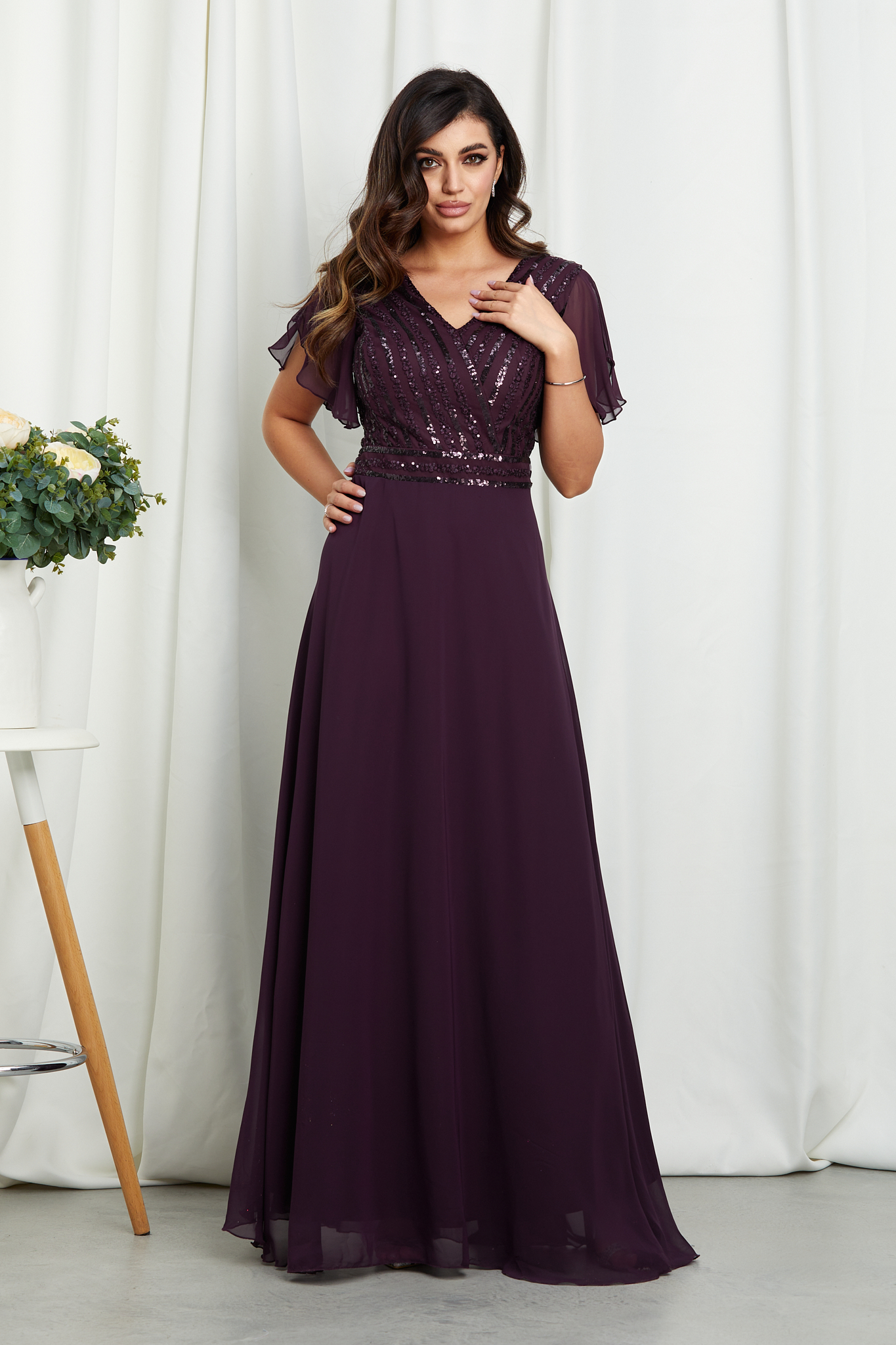 Rochie catarina violet