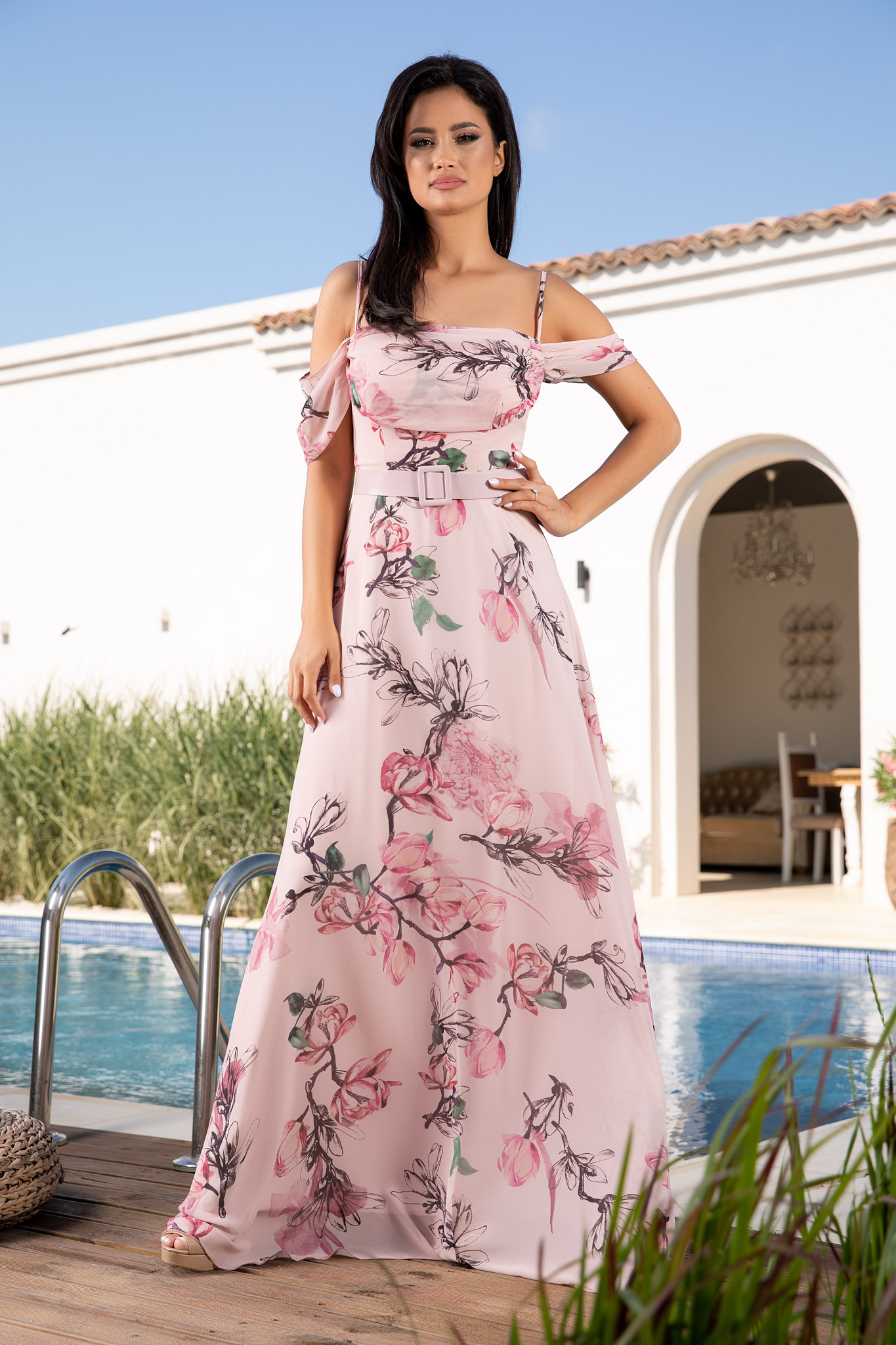 Rochie anemone rose