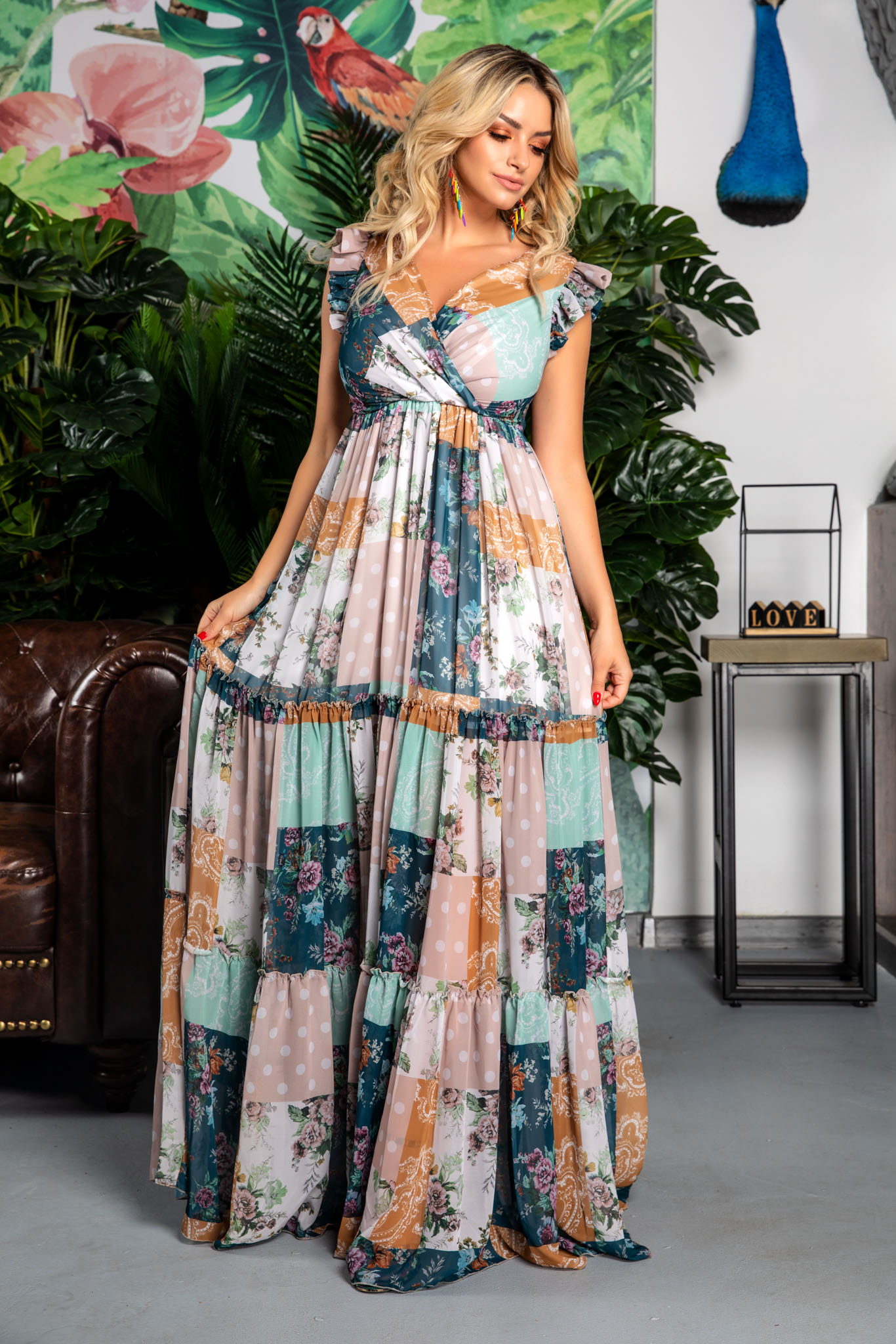 Rochie evelyn multi