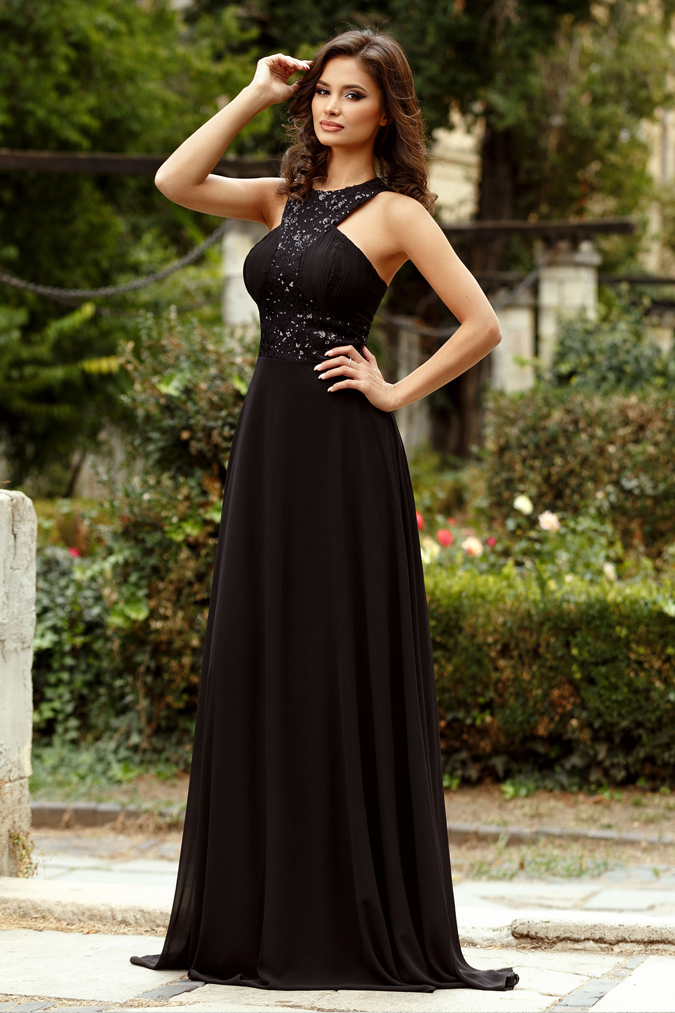 rochie glamour neagra