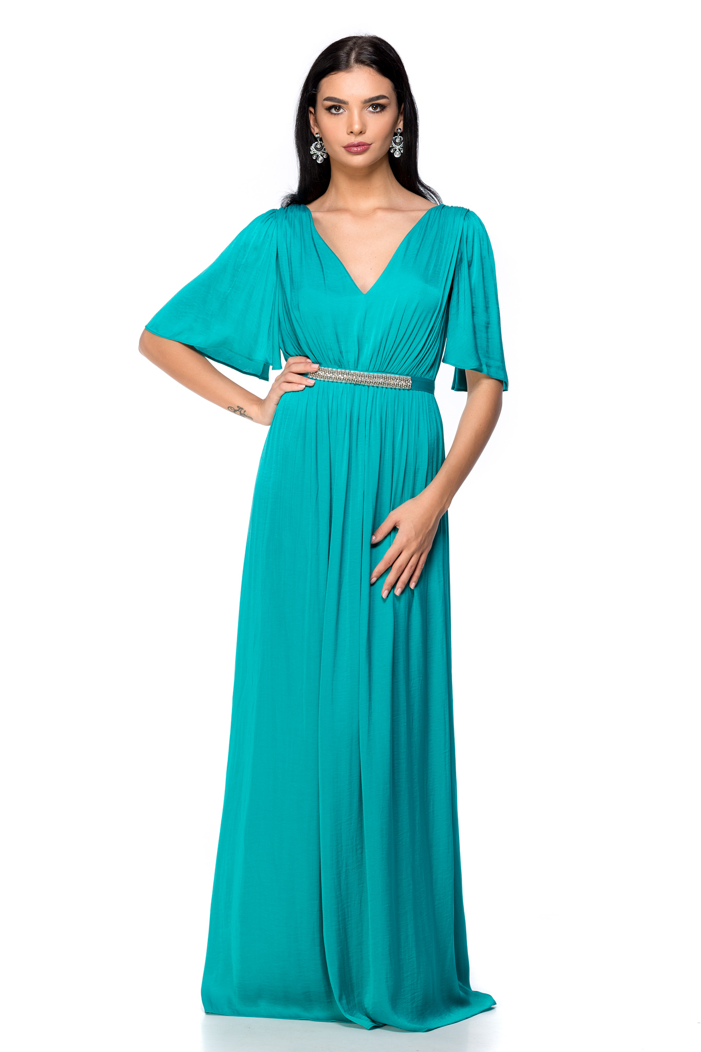 rochie olympia turcoaz