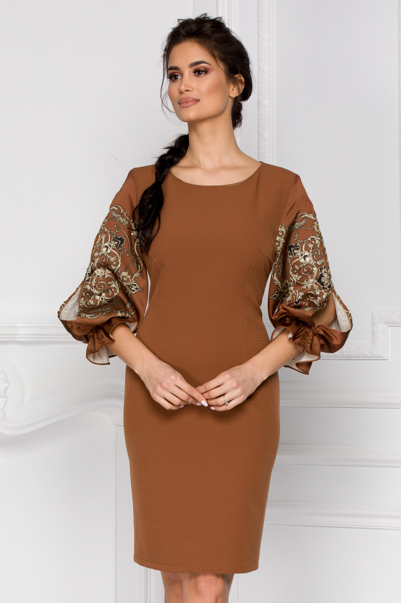 Rochie claudine maro
