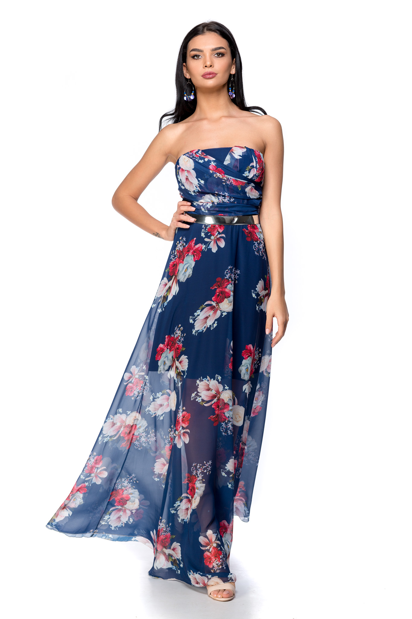 rochie josephine bleumarin