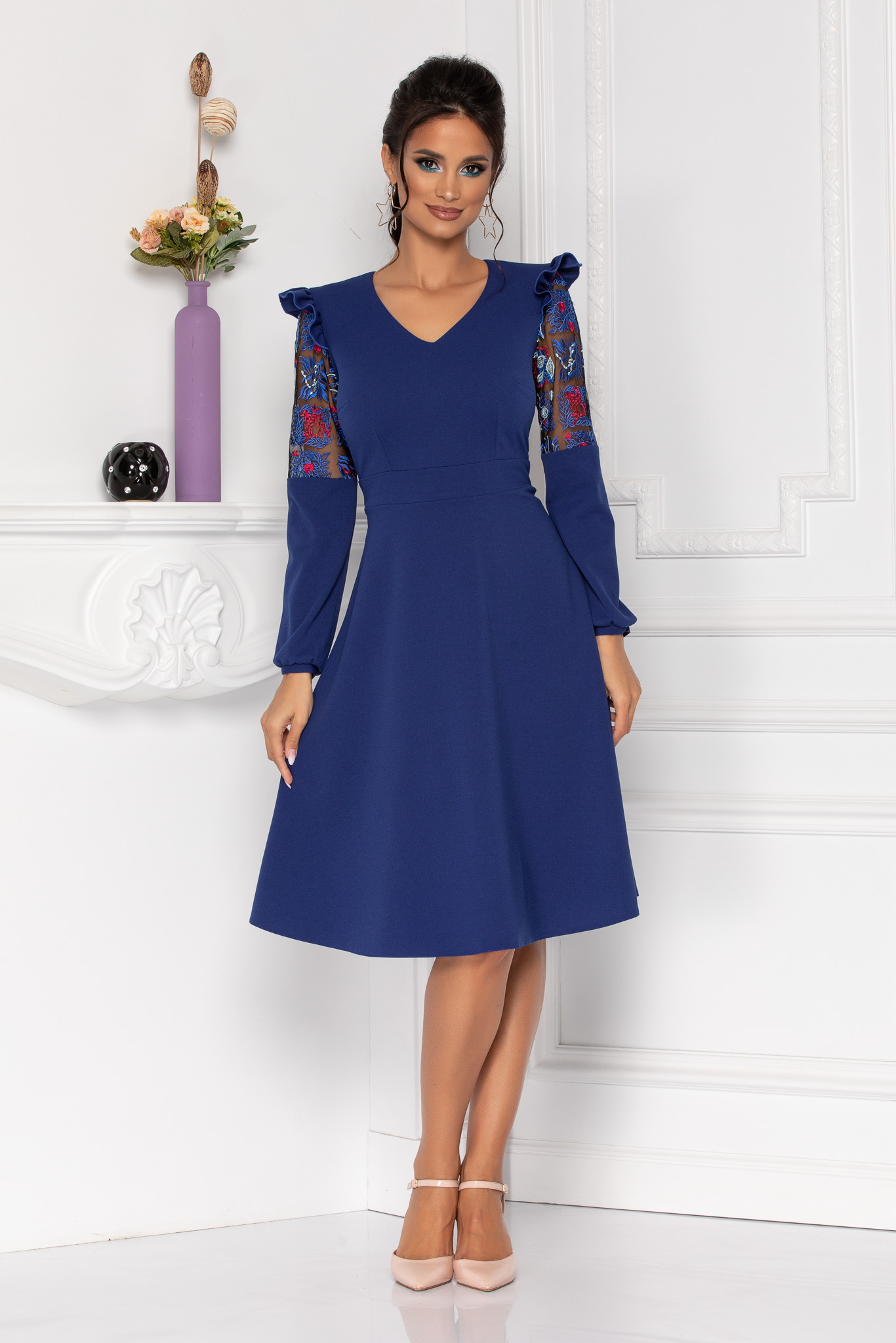 Rochie moze sarah albastra