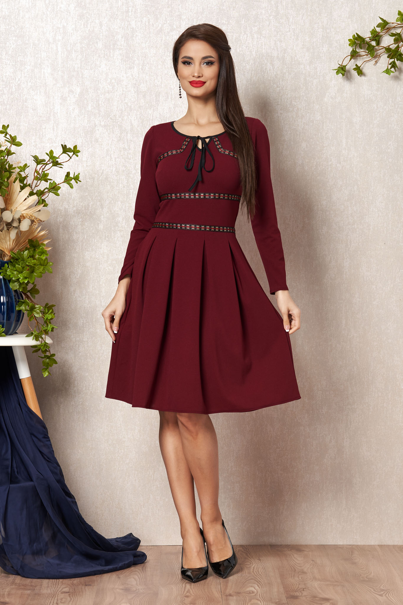 Rochie moze addison bordo
