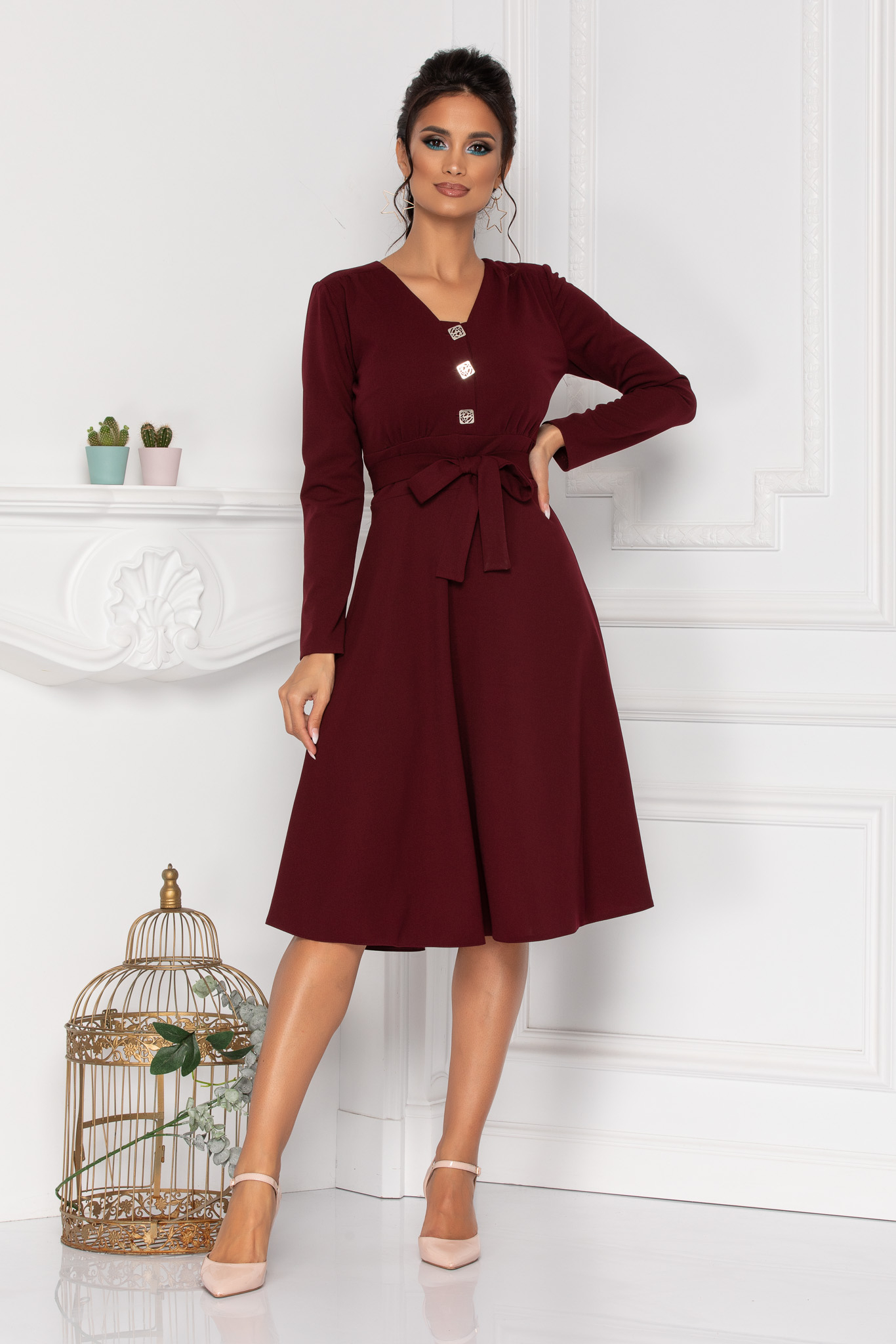 Rochie moze thalisa bordo