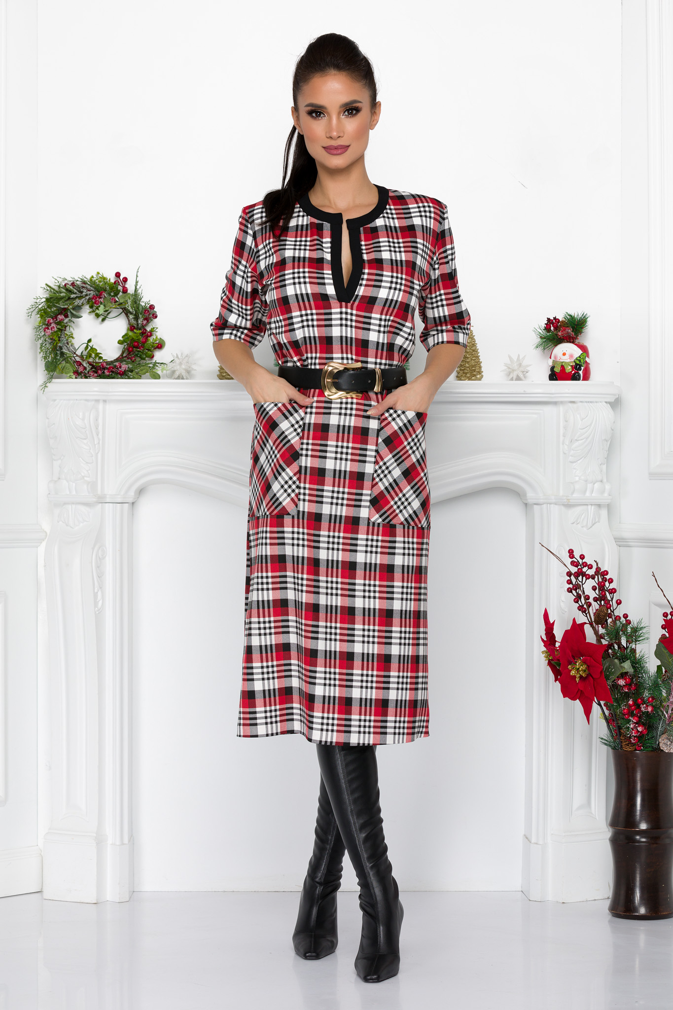 Rochie luiza rosie