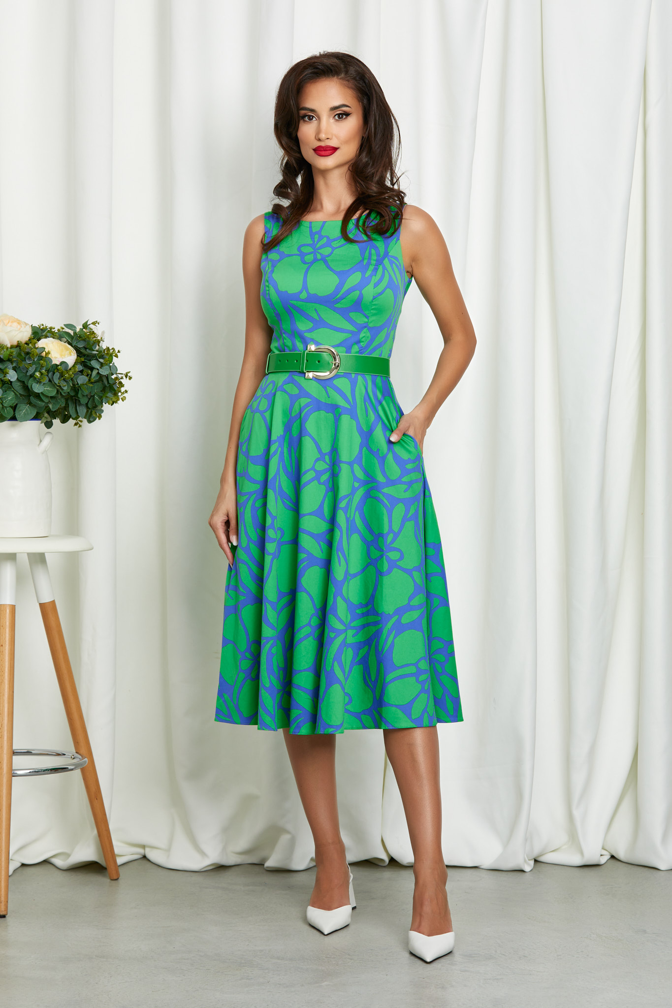 Rochie brandi verde