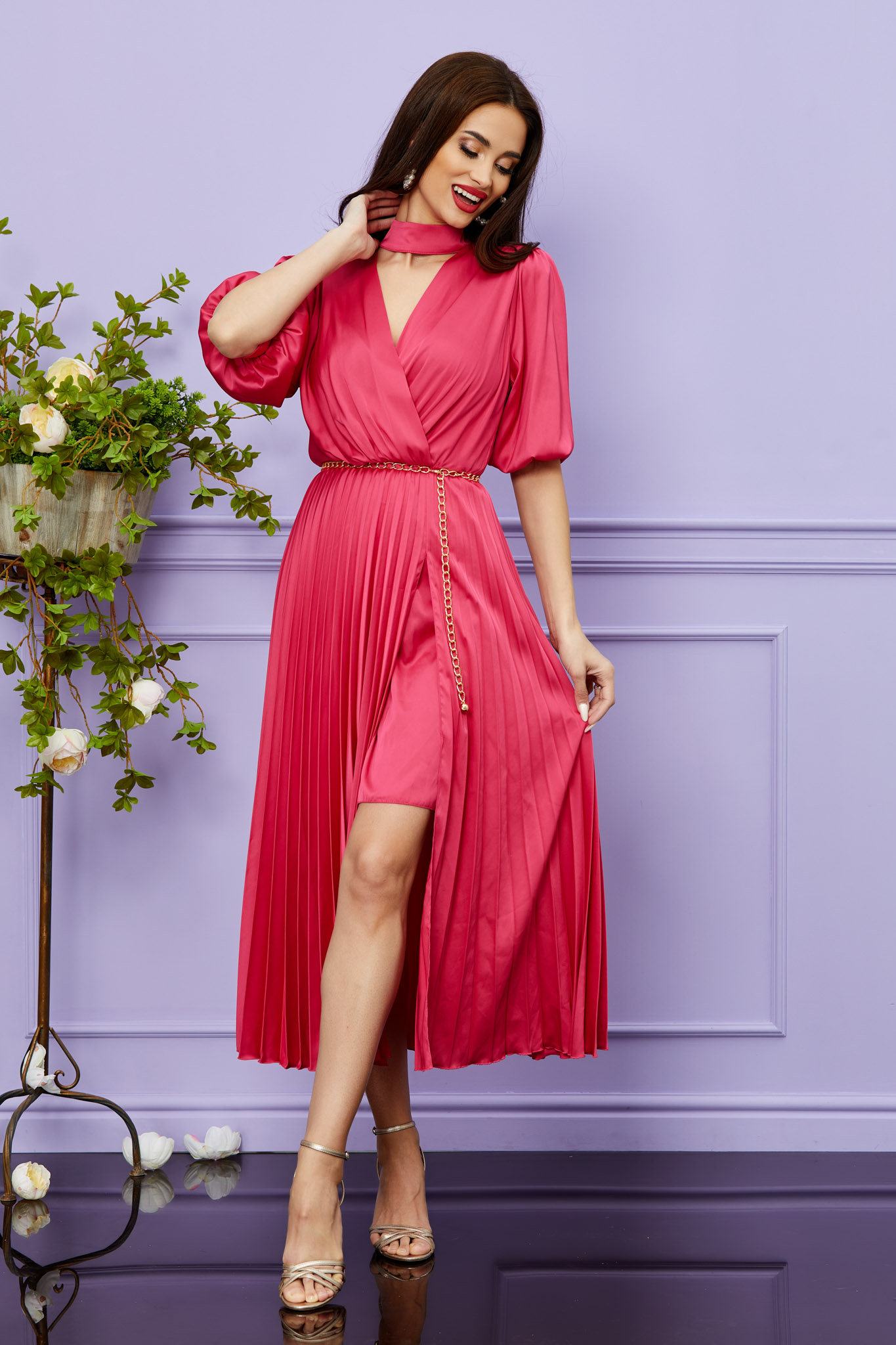 Rochie estella ciclam