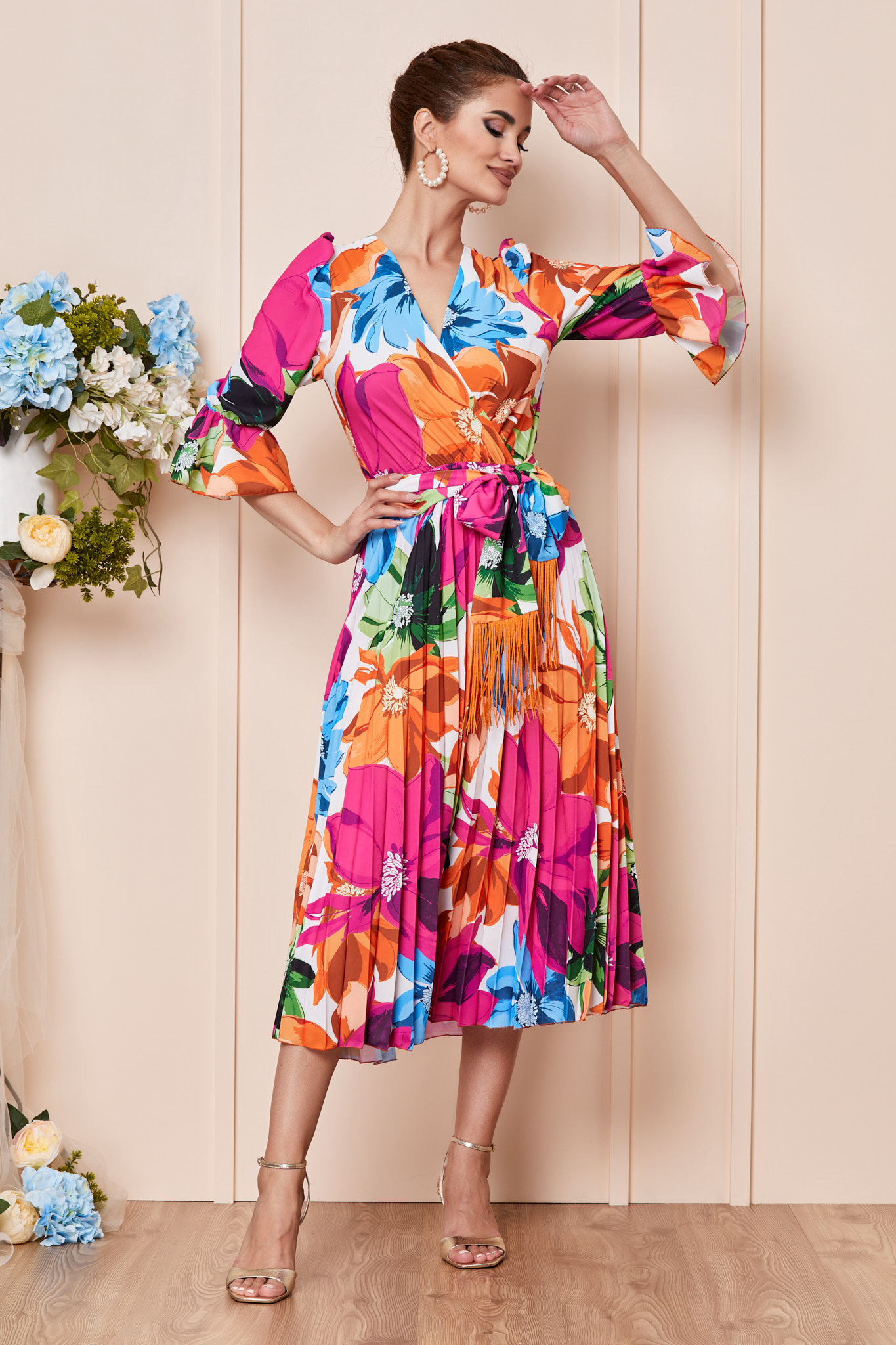 Rochie Zenaida Multi Floral