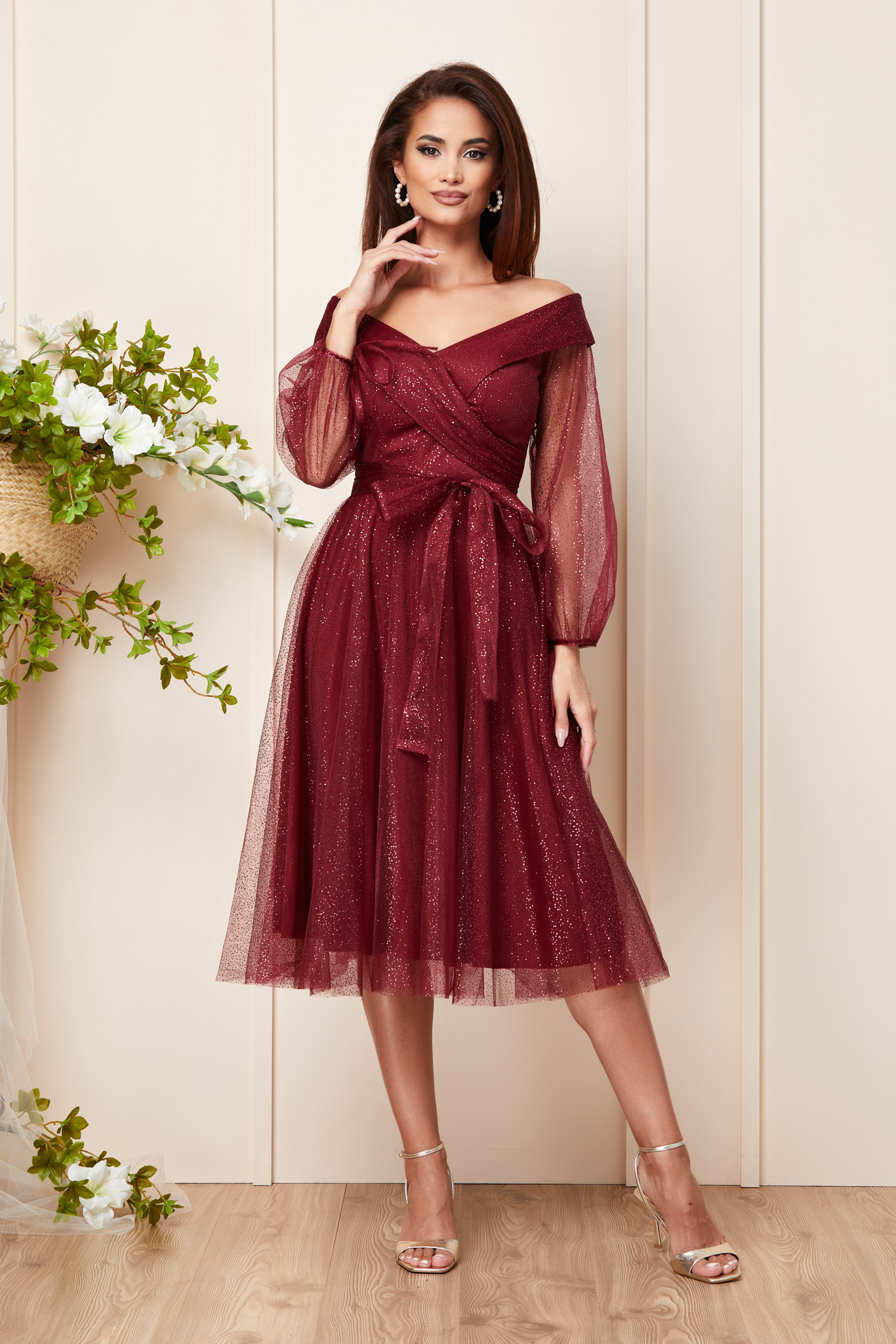 Rochie kathryn bordo