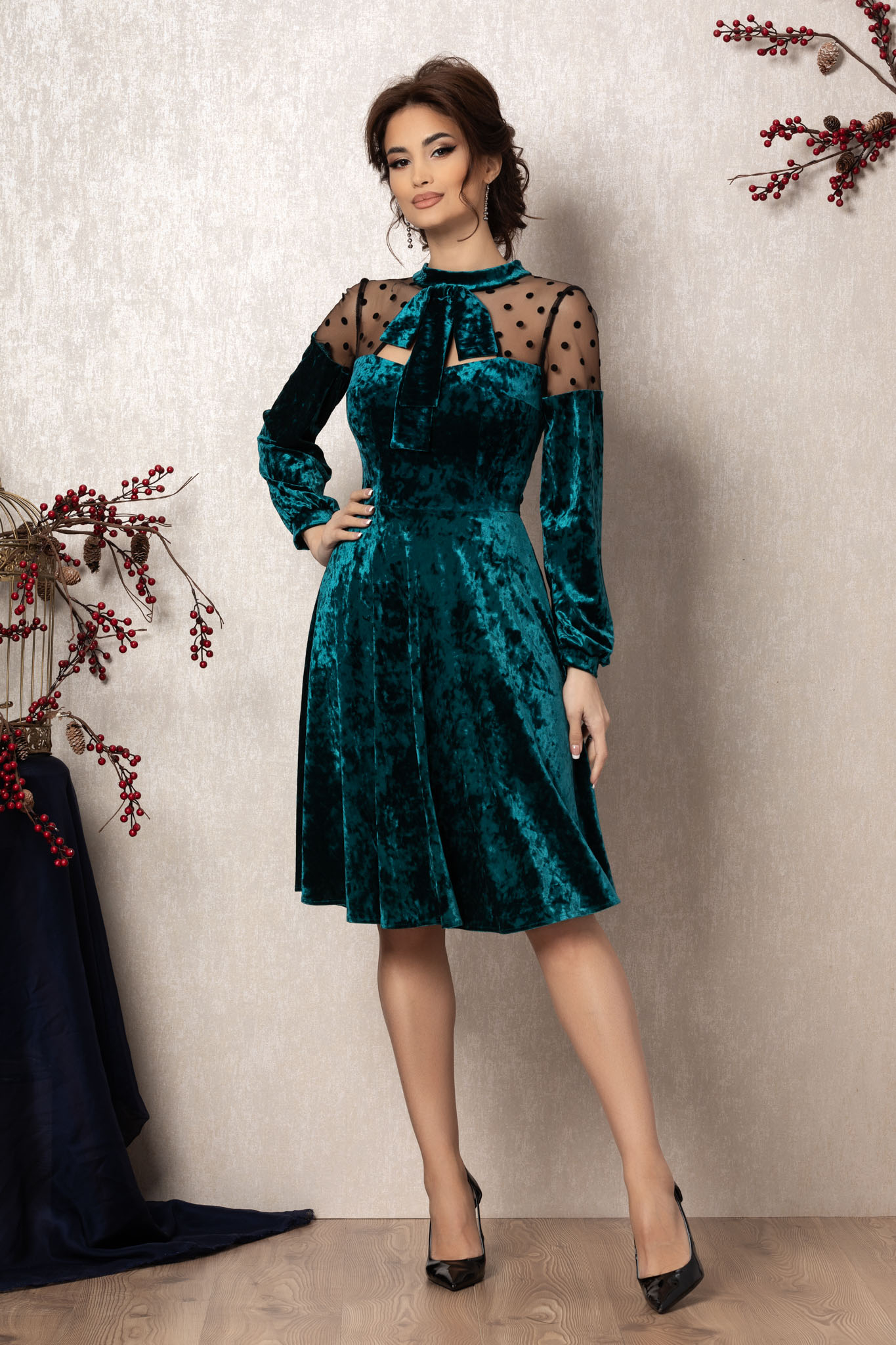 Rochie moze ivana verde 