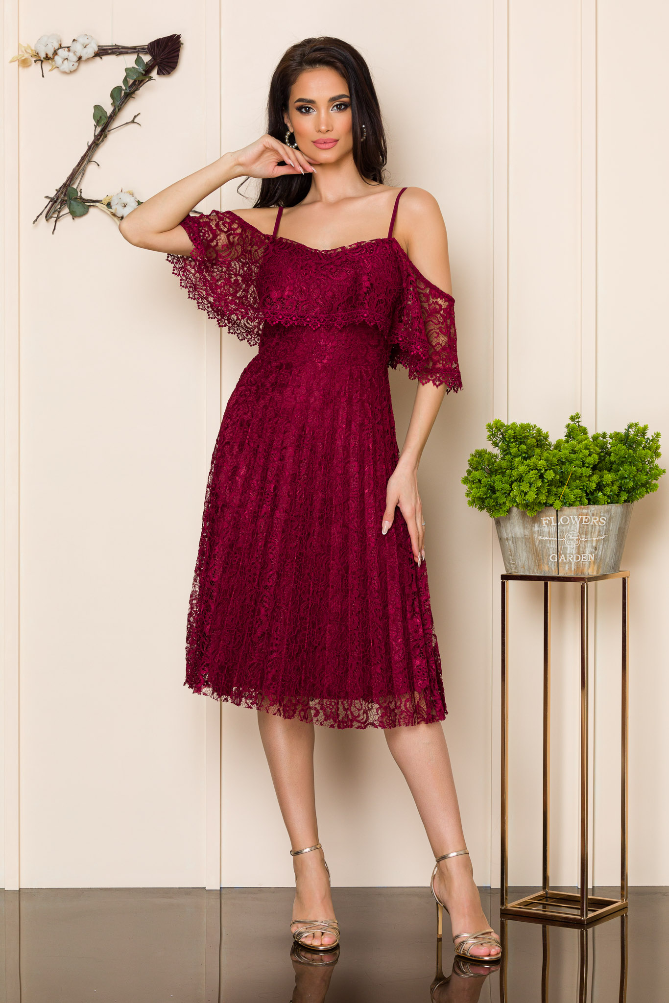 Rochie Kimber Bordo