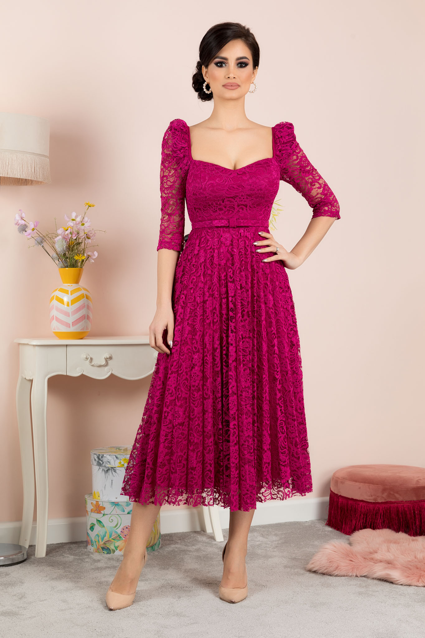Rochie thara magenta