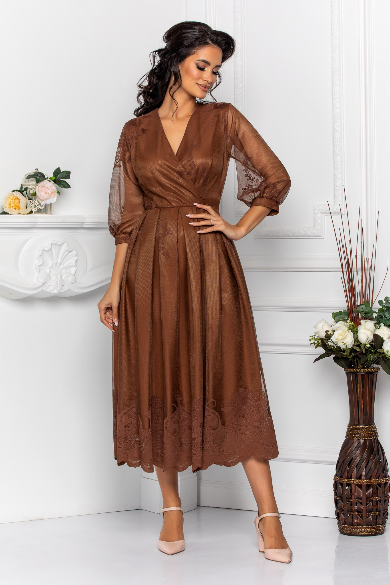 Rochie cybill maro