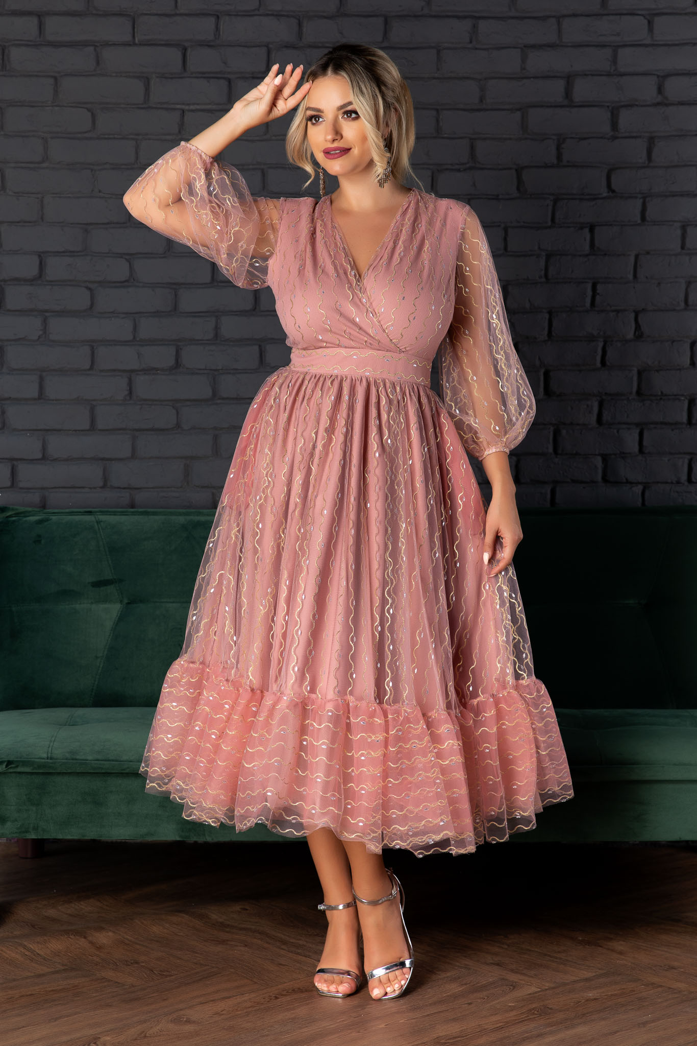 Rochie ofelia roz