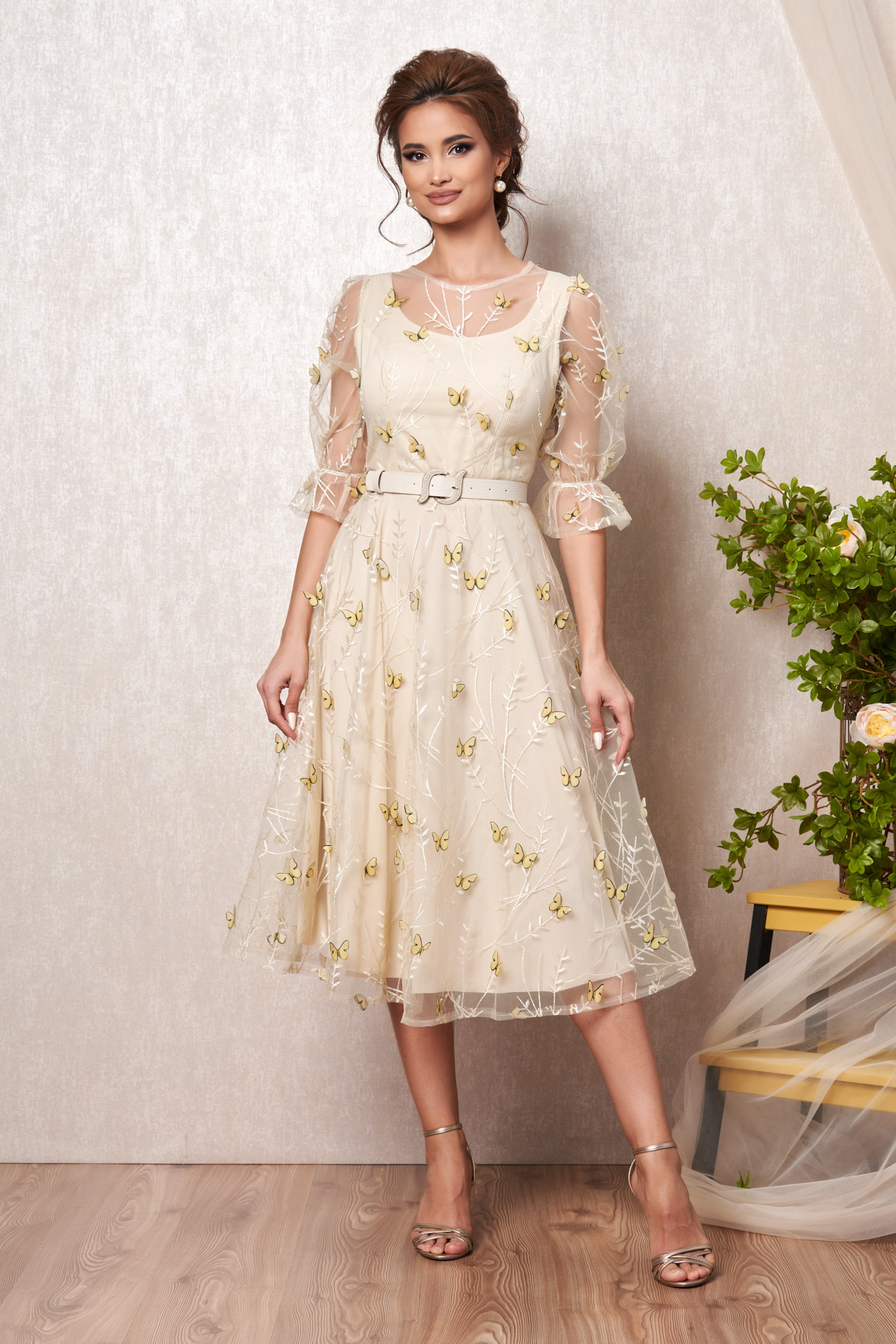 Rochie evorra ivory