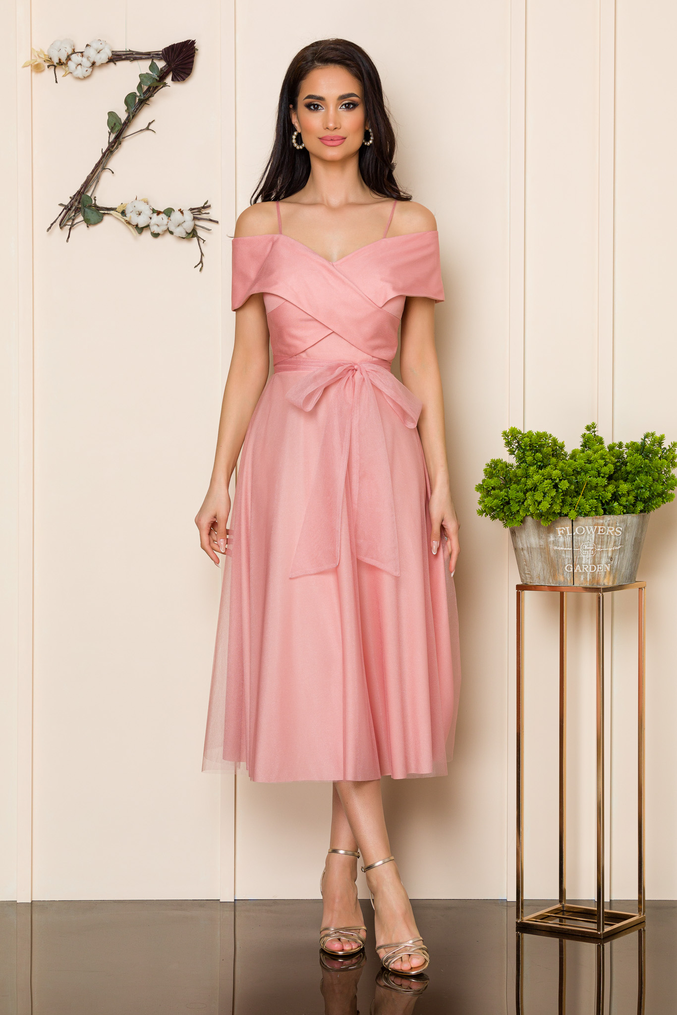 Rochie sugar peach 