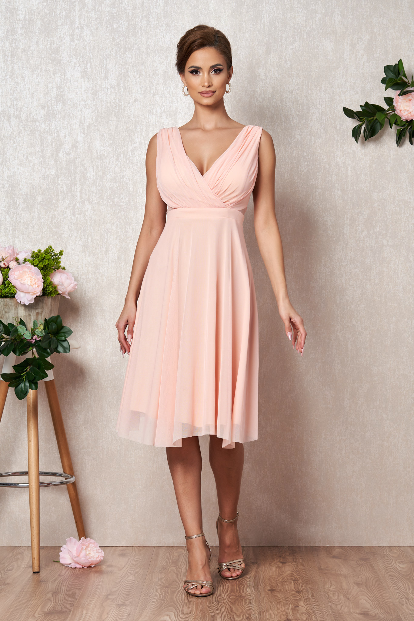 Rochie torry peach