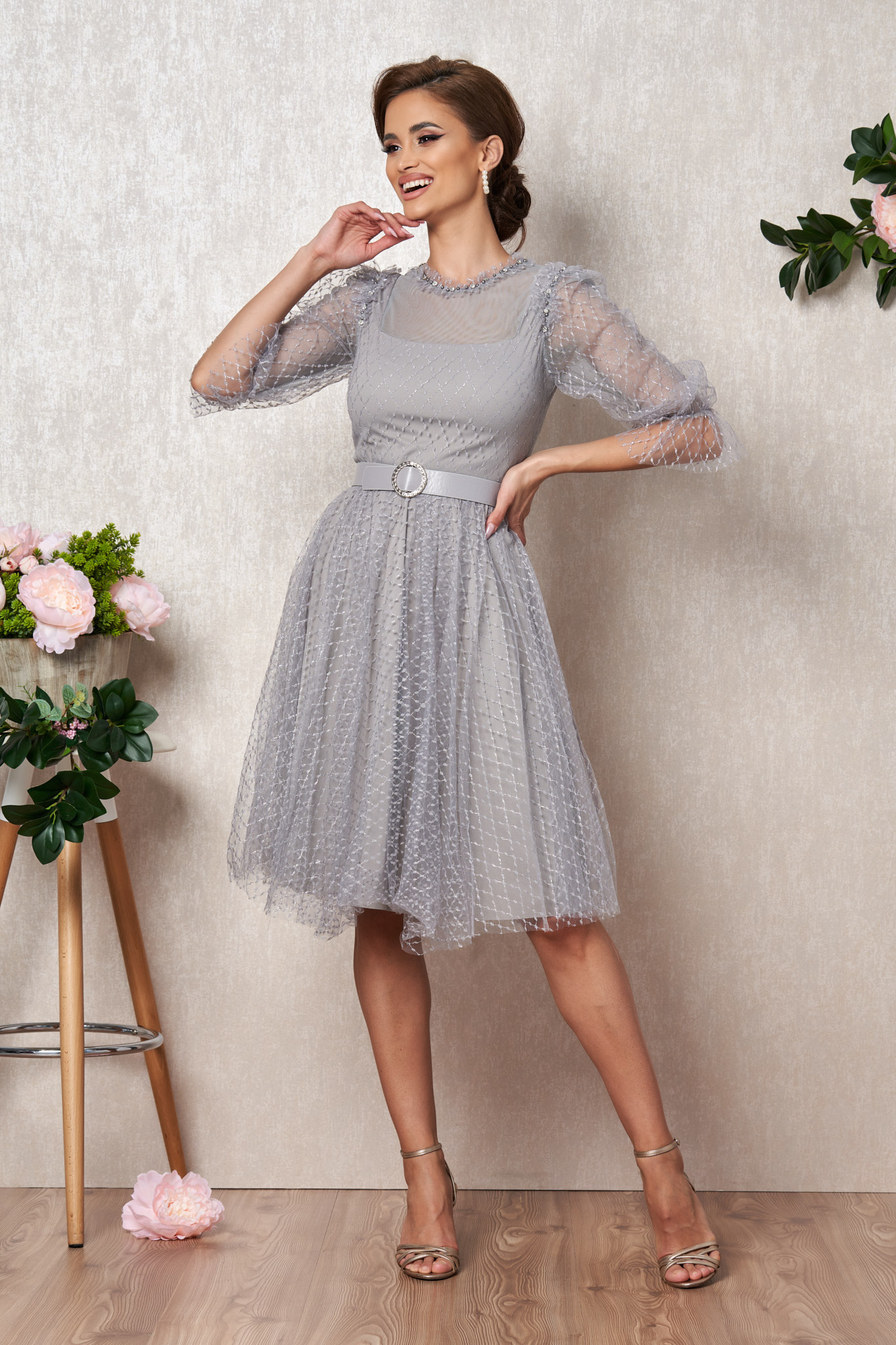 Rochie lisabona gri