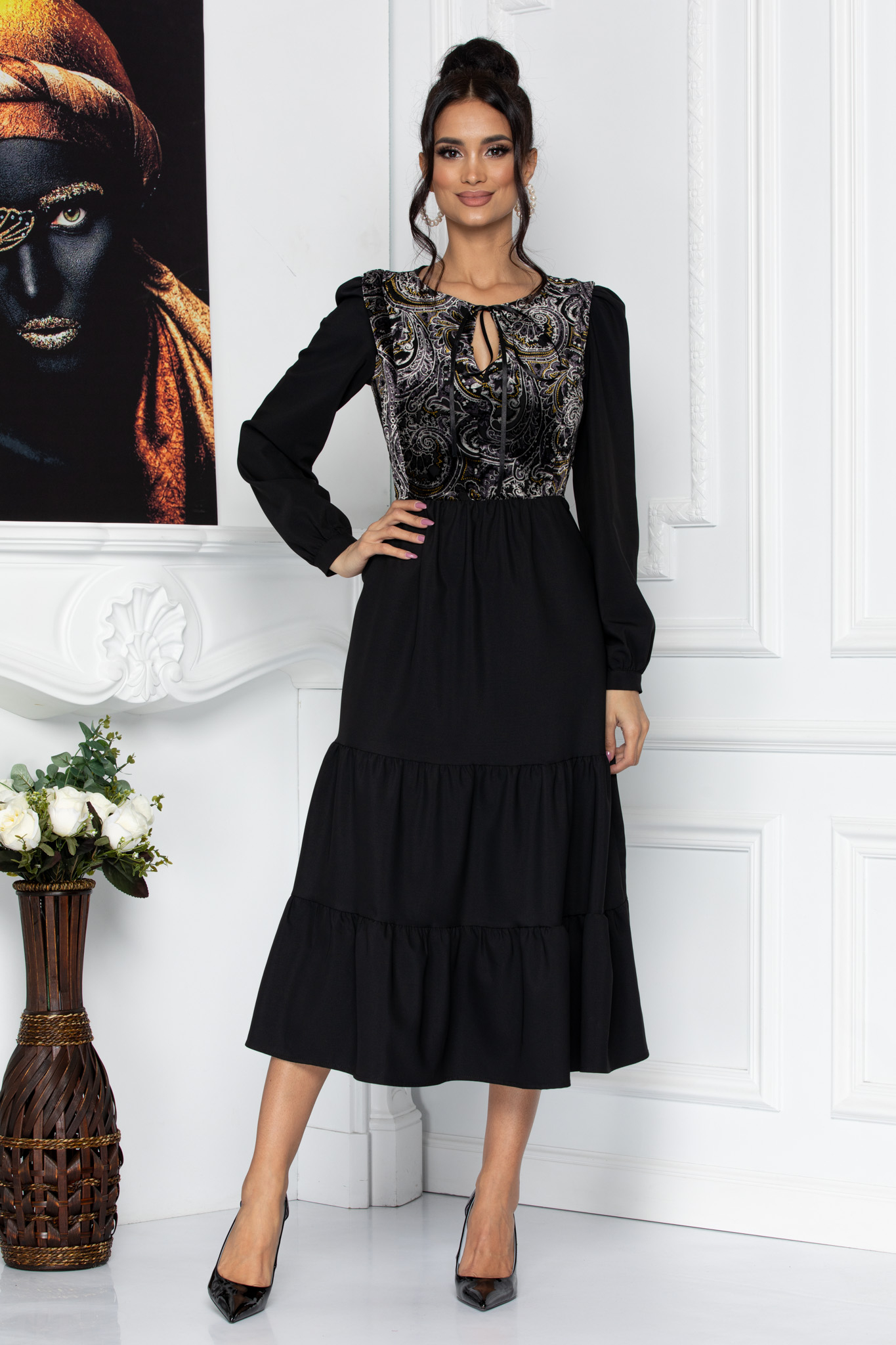 Rochie kendya neagra