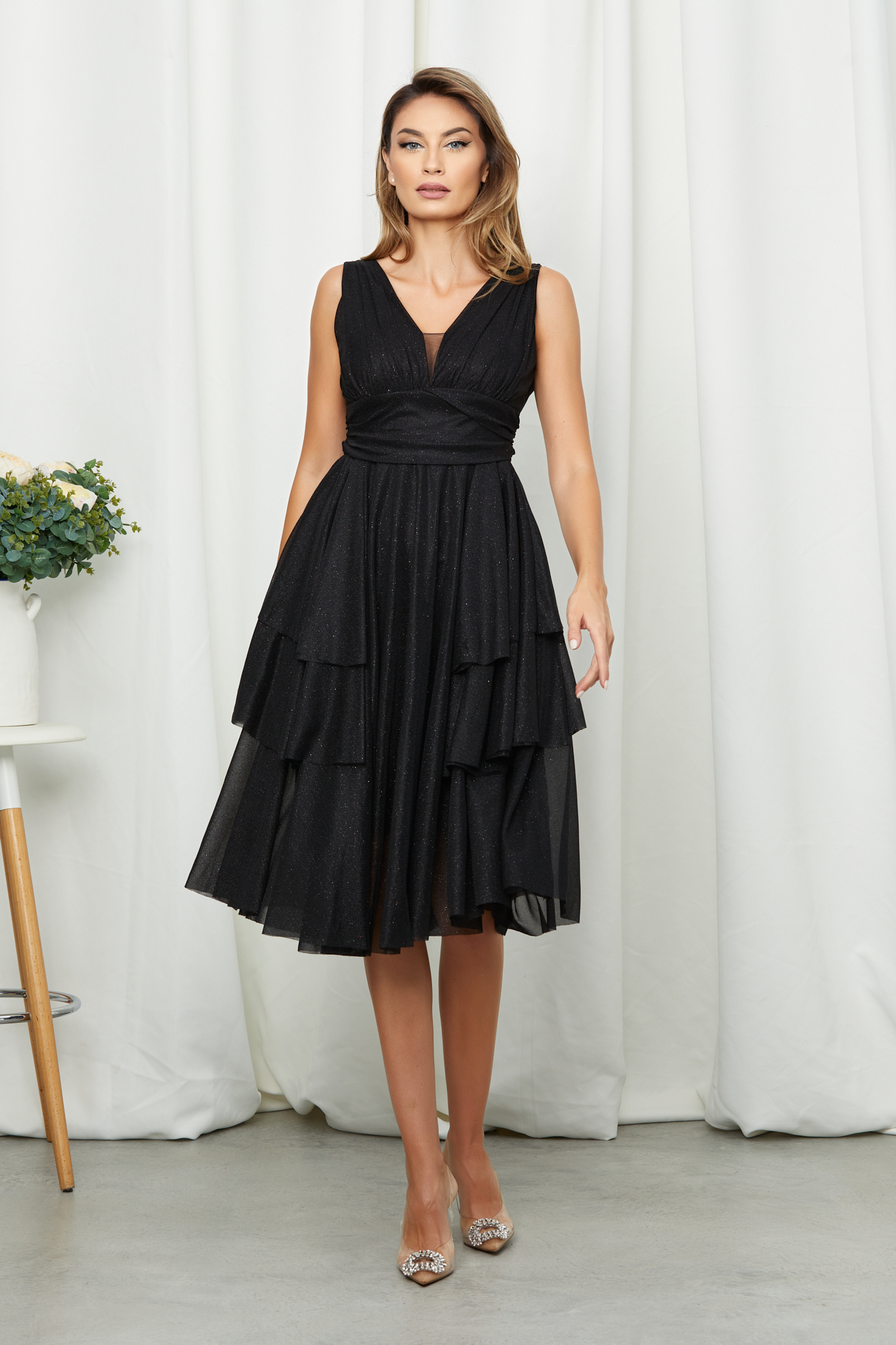 Rochie Estella Neagra Noua Colectie 2023-10-04