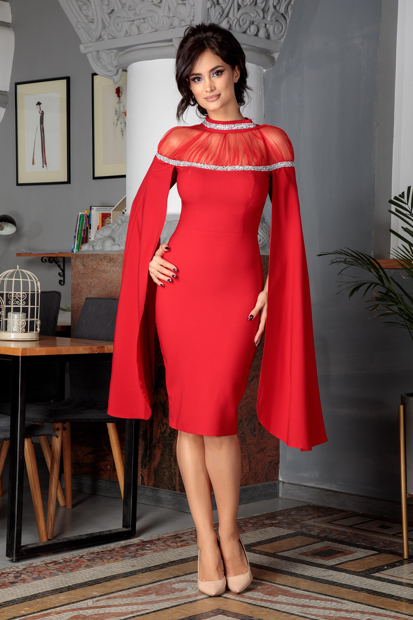Rochie selina rosie