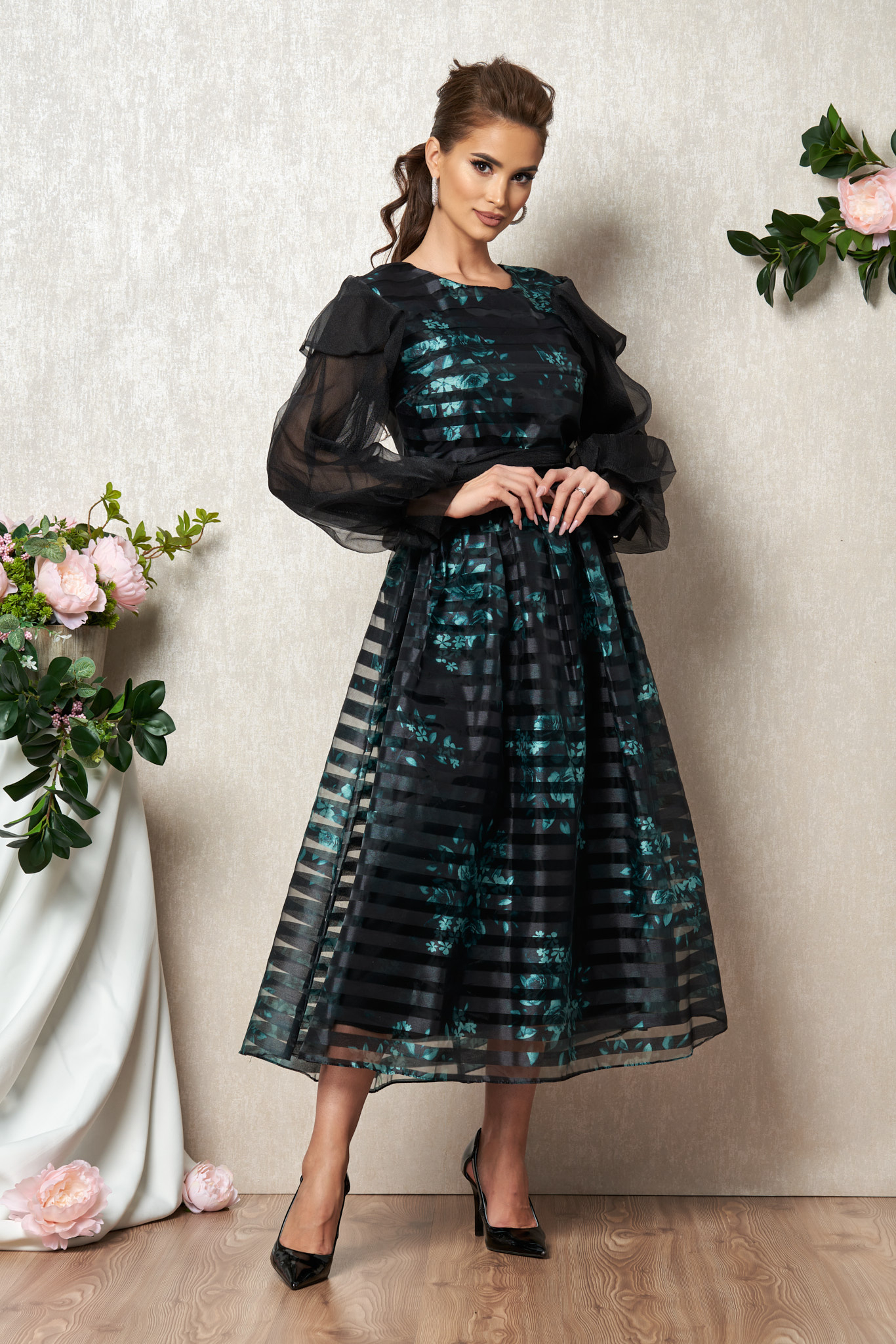 Rochie tiffany verde