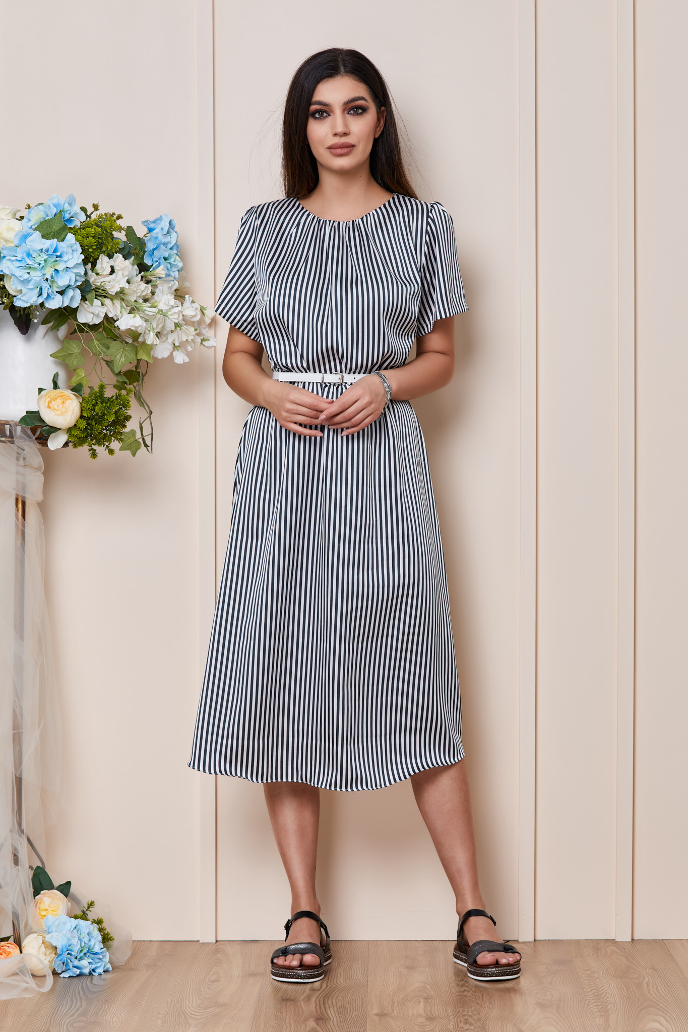 Rochie leida bicolora