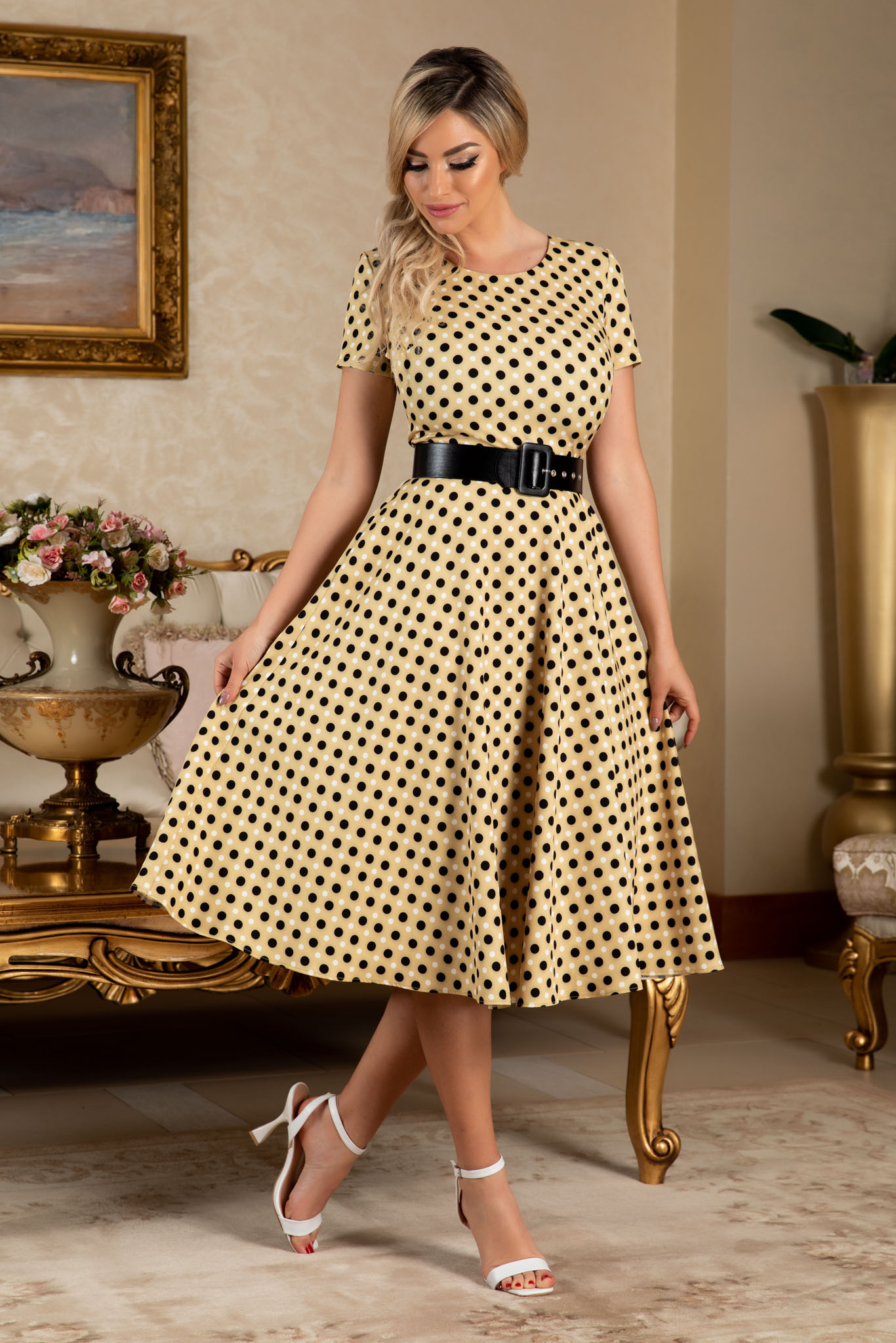 Rochie melissa galbena
