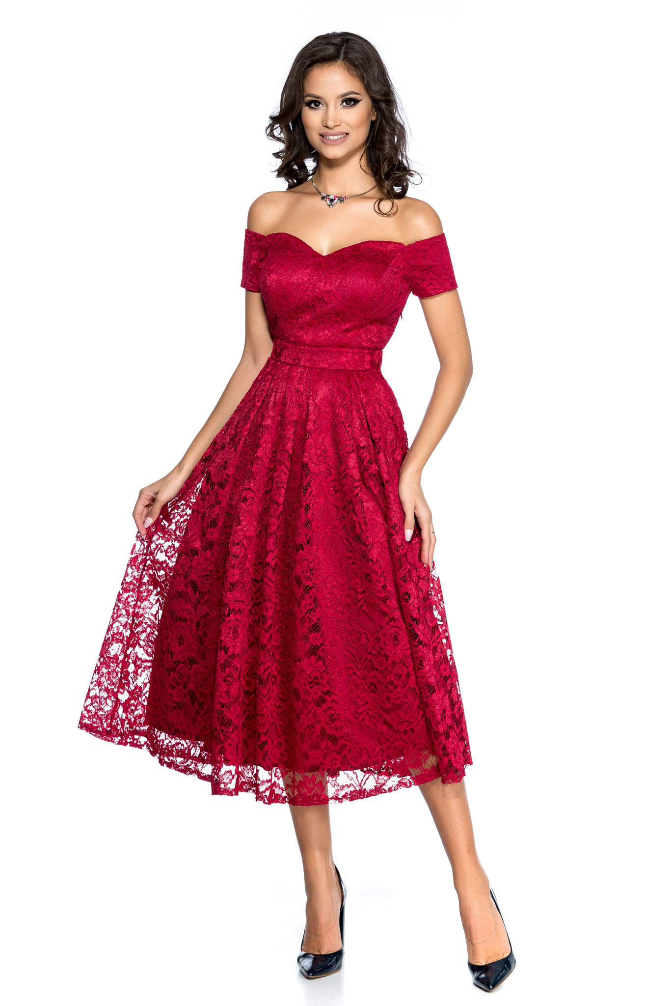 rochie alegria bordo