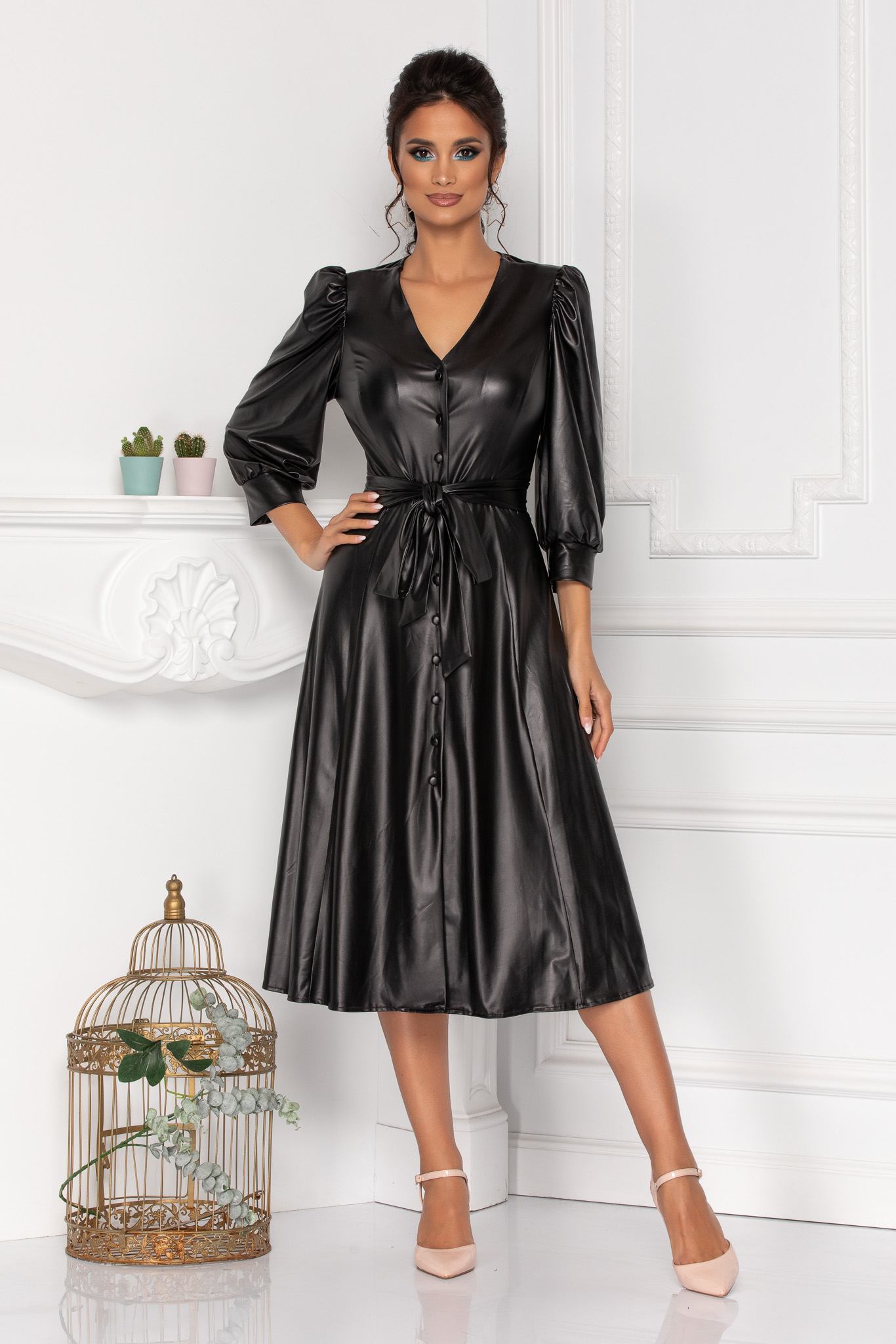 Rochie Camellia Neagra