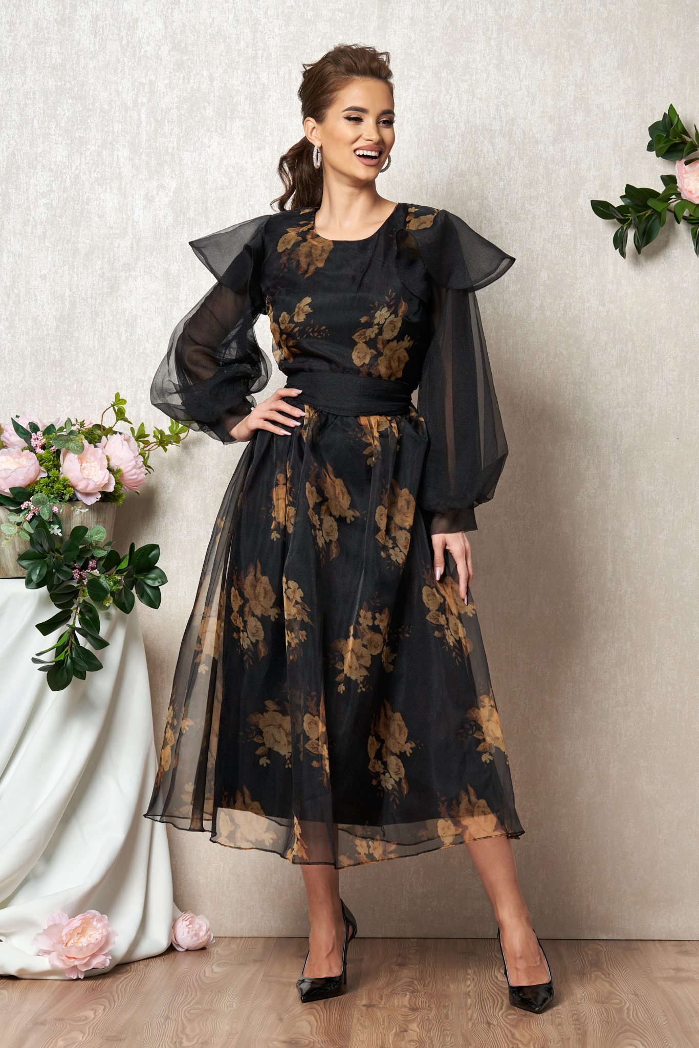 Rochie adorable galbena