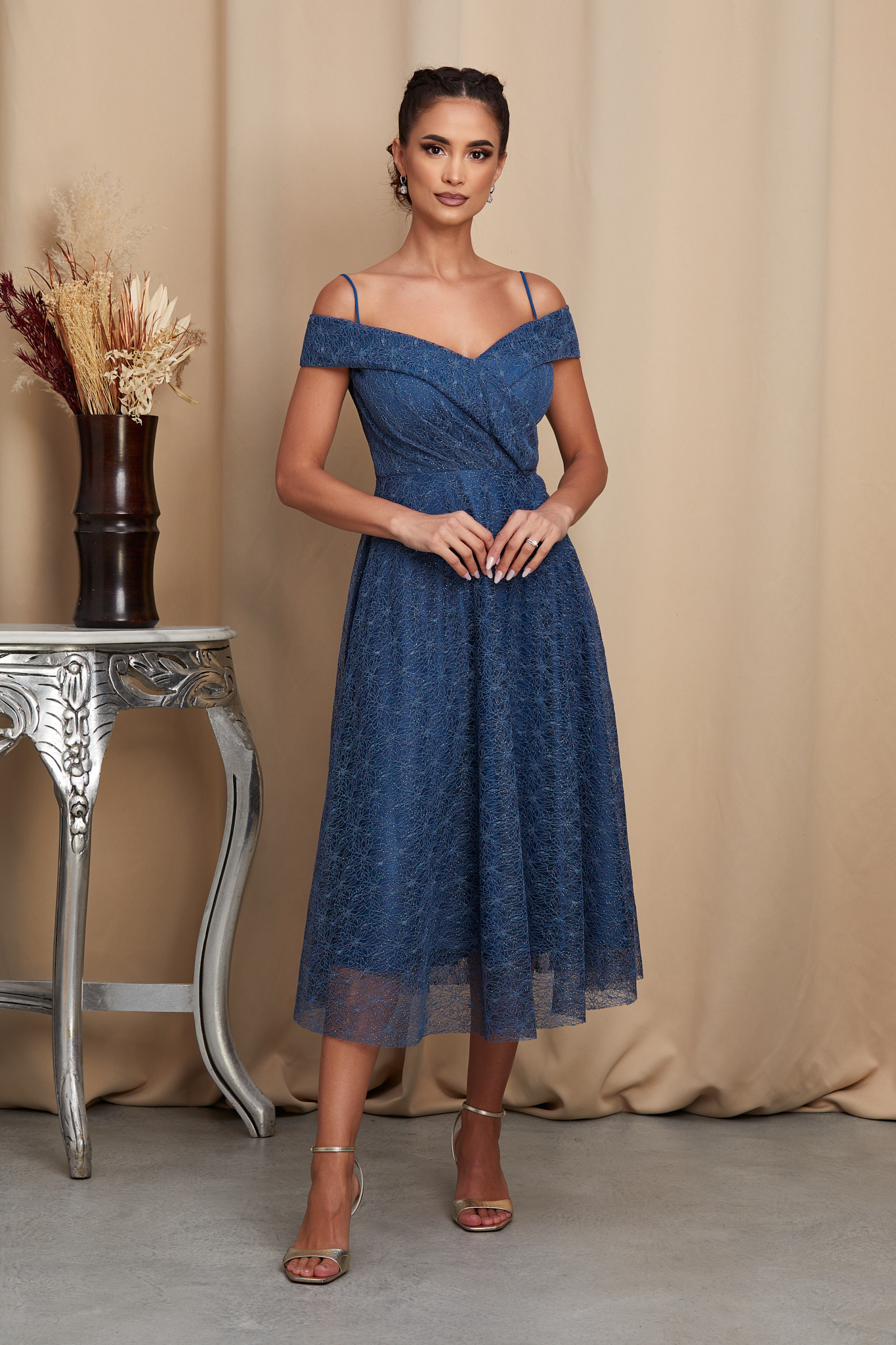 Poze Rochie Ines Albastra zonia.ro 