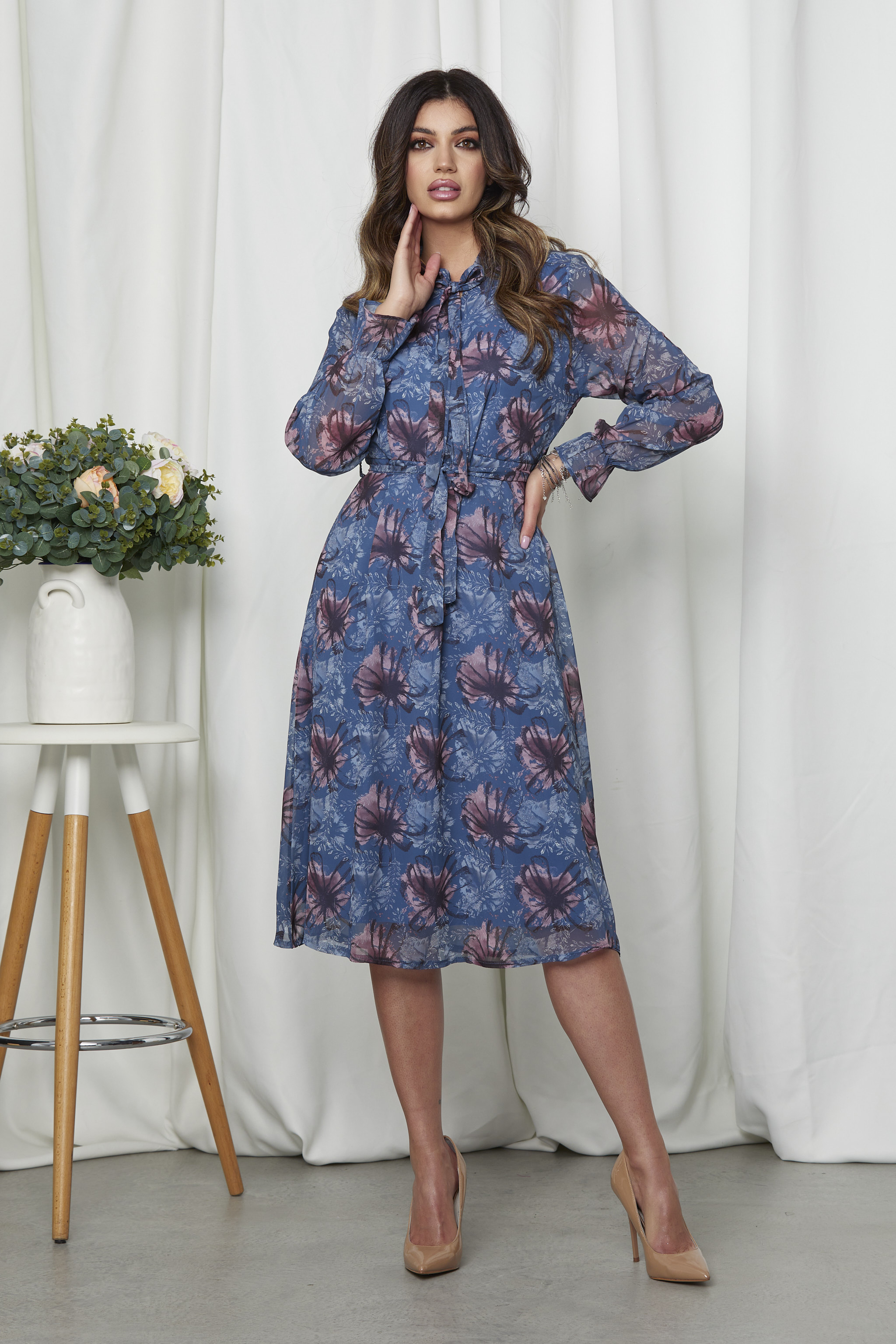 Rochie vivian albastra