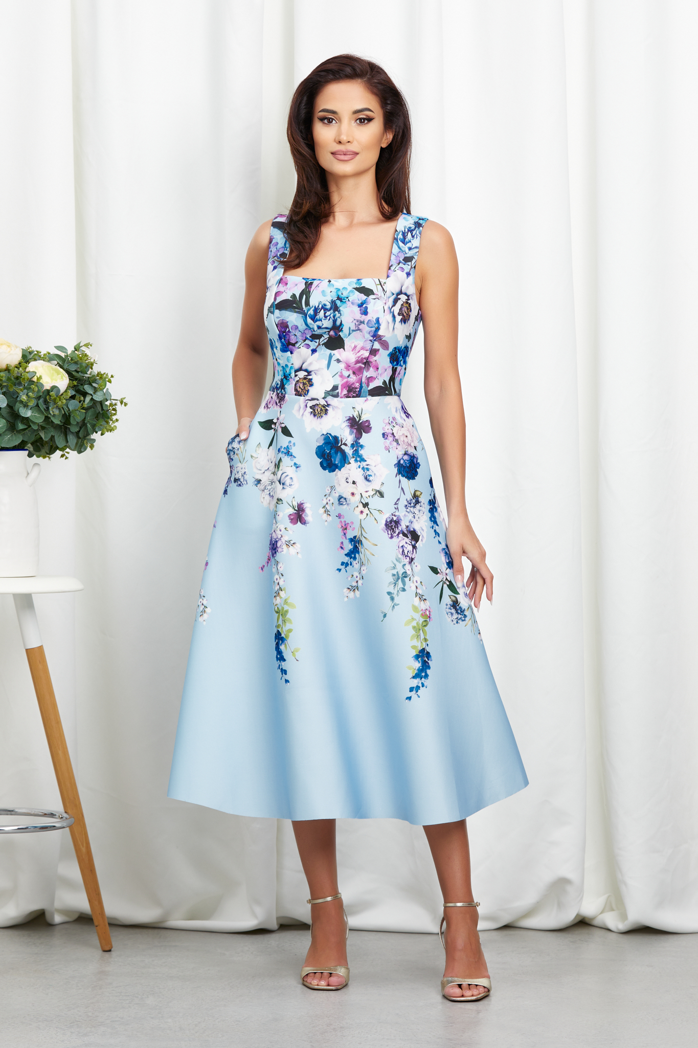 Poze Rochie Ruxy Bleu Floral zonia.ro 