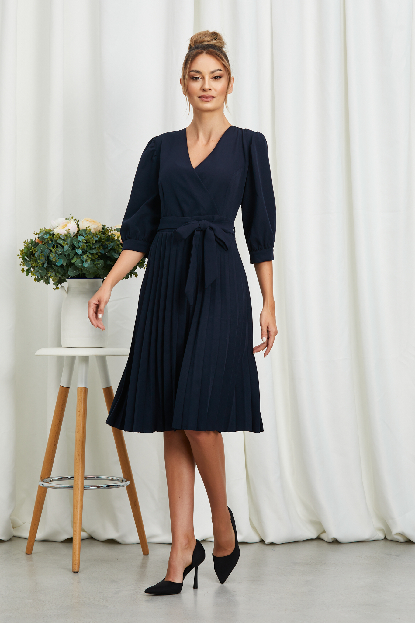 Rochie Aurelia Bleumarin