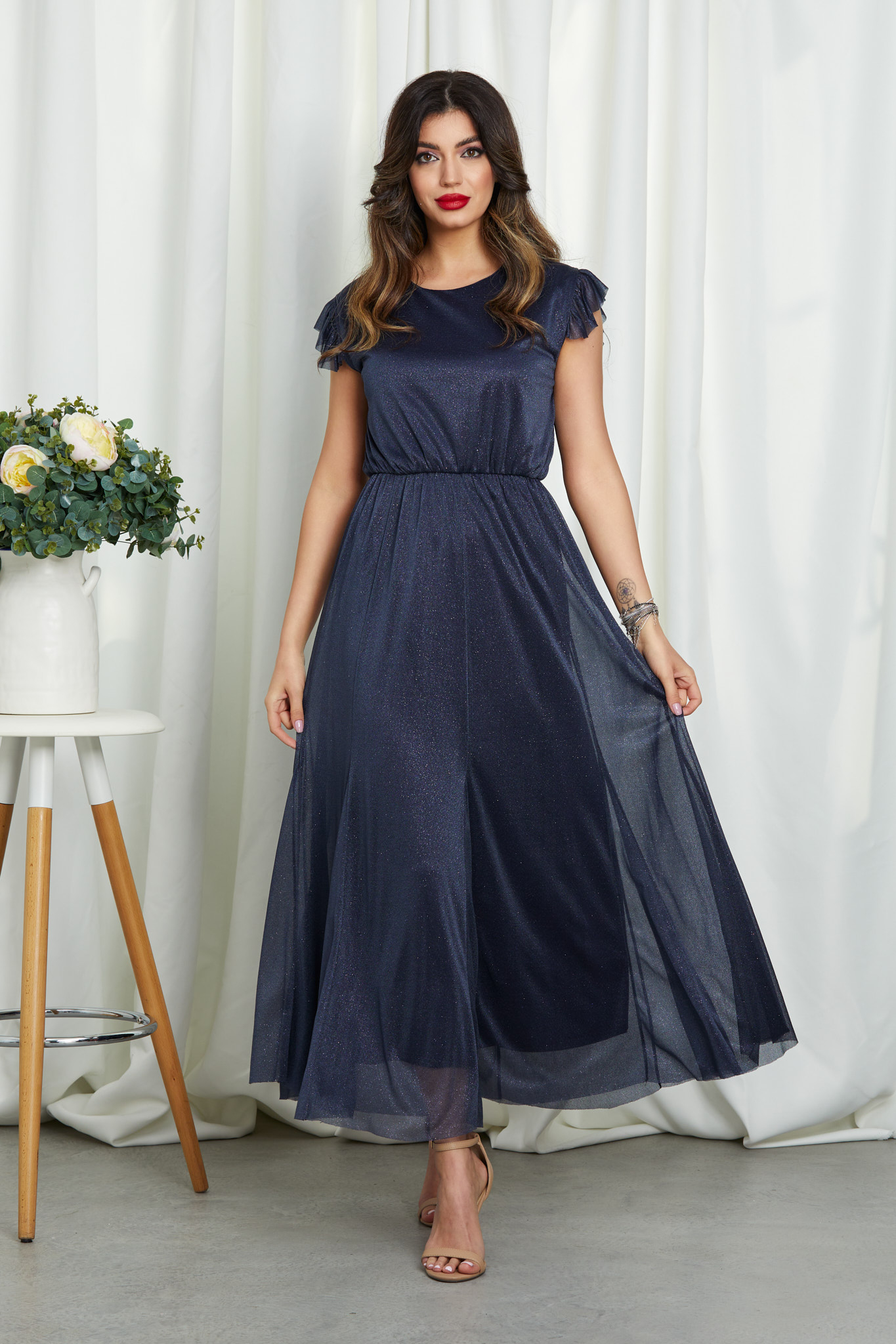 Rochie lavinia bleumarin