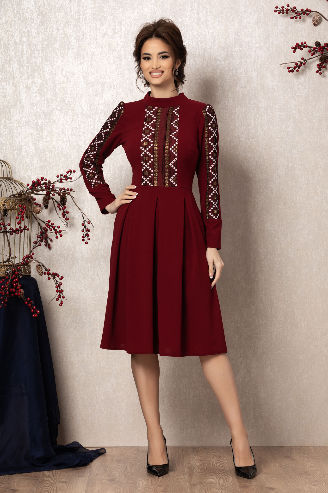 Rochie moze ariadne bordo