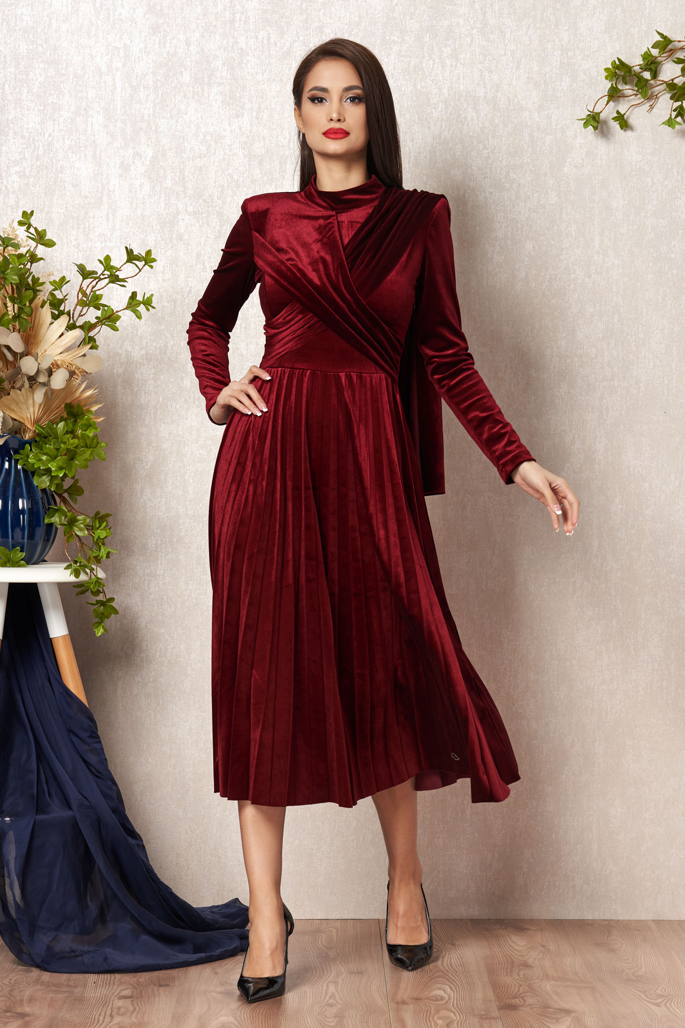 Rochie danna bordo
