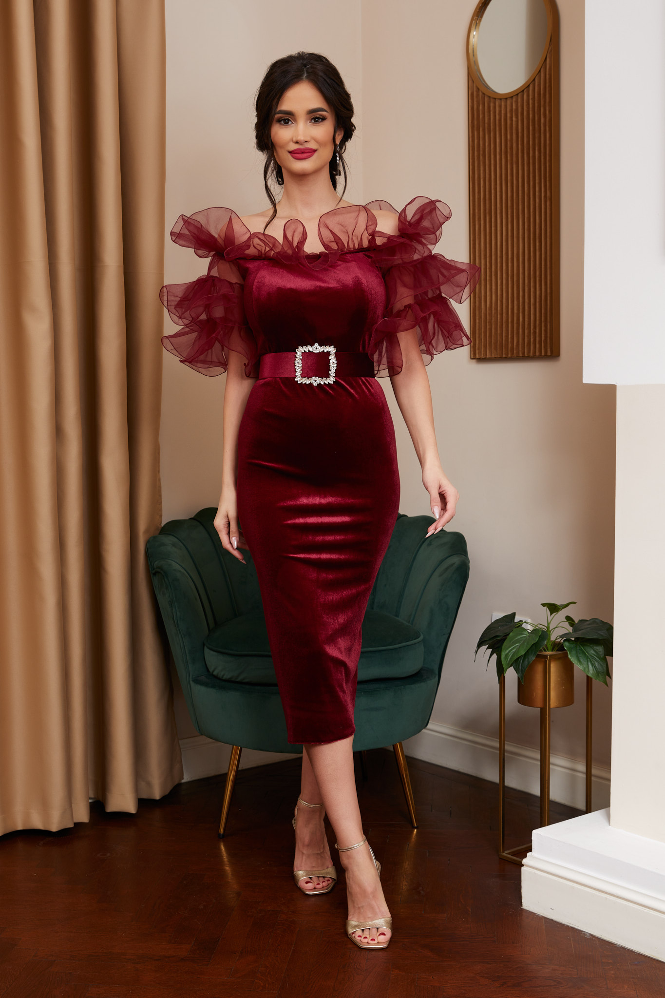 Rochie felicity bordo