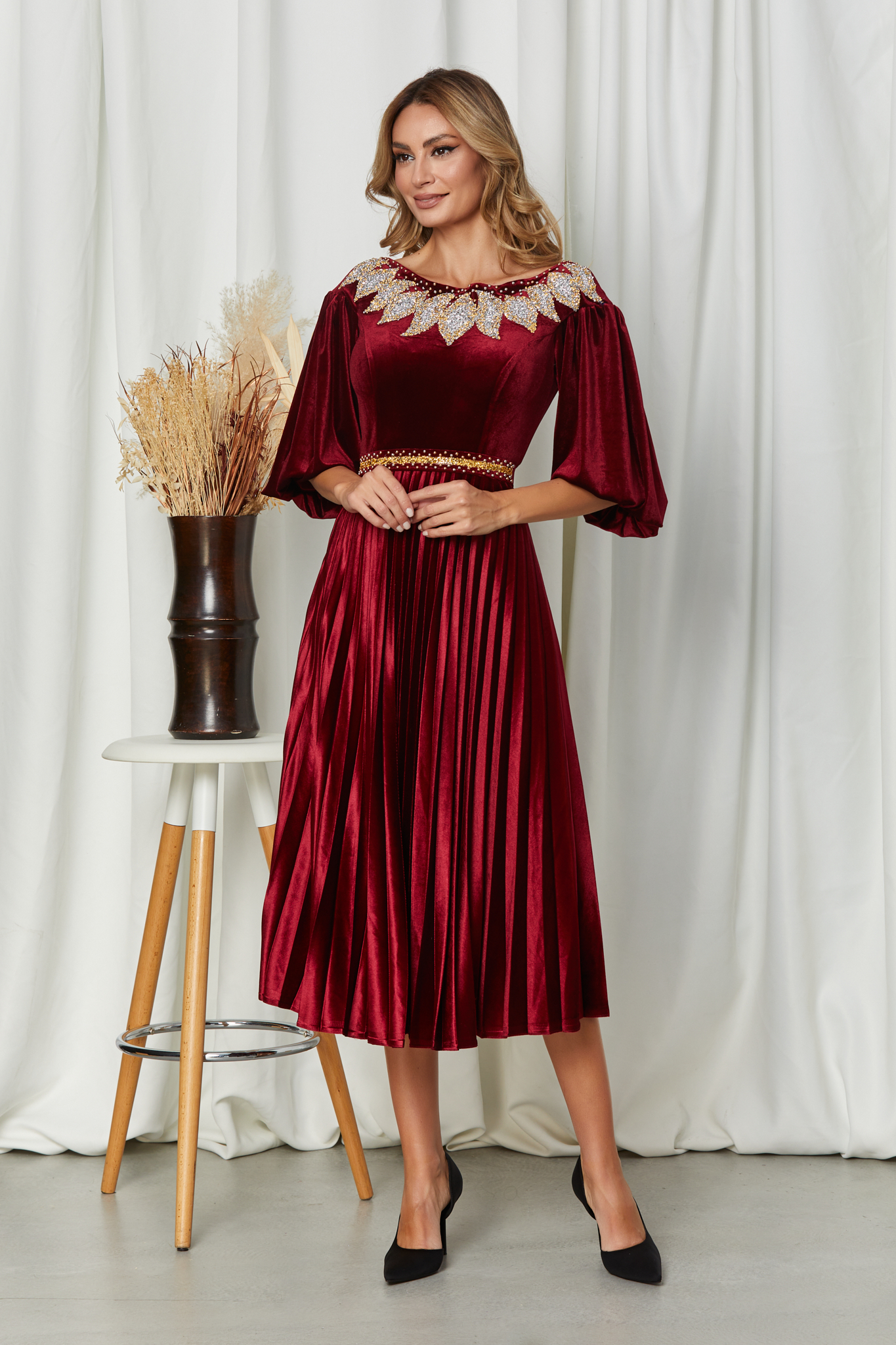 Rochie viva bordo