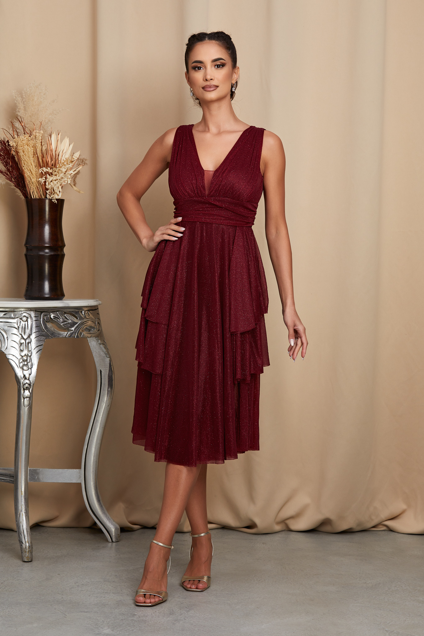 Rochie Estella Bordo