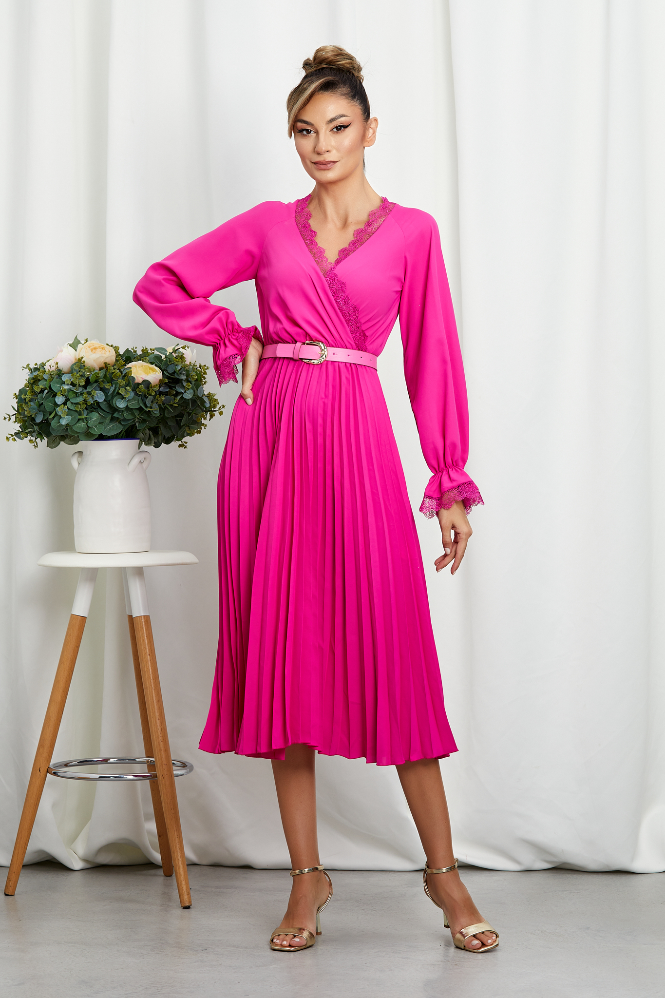 Poze Rochie Gretel Ciclam zonia.ro 