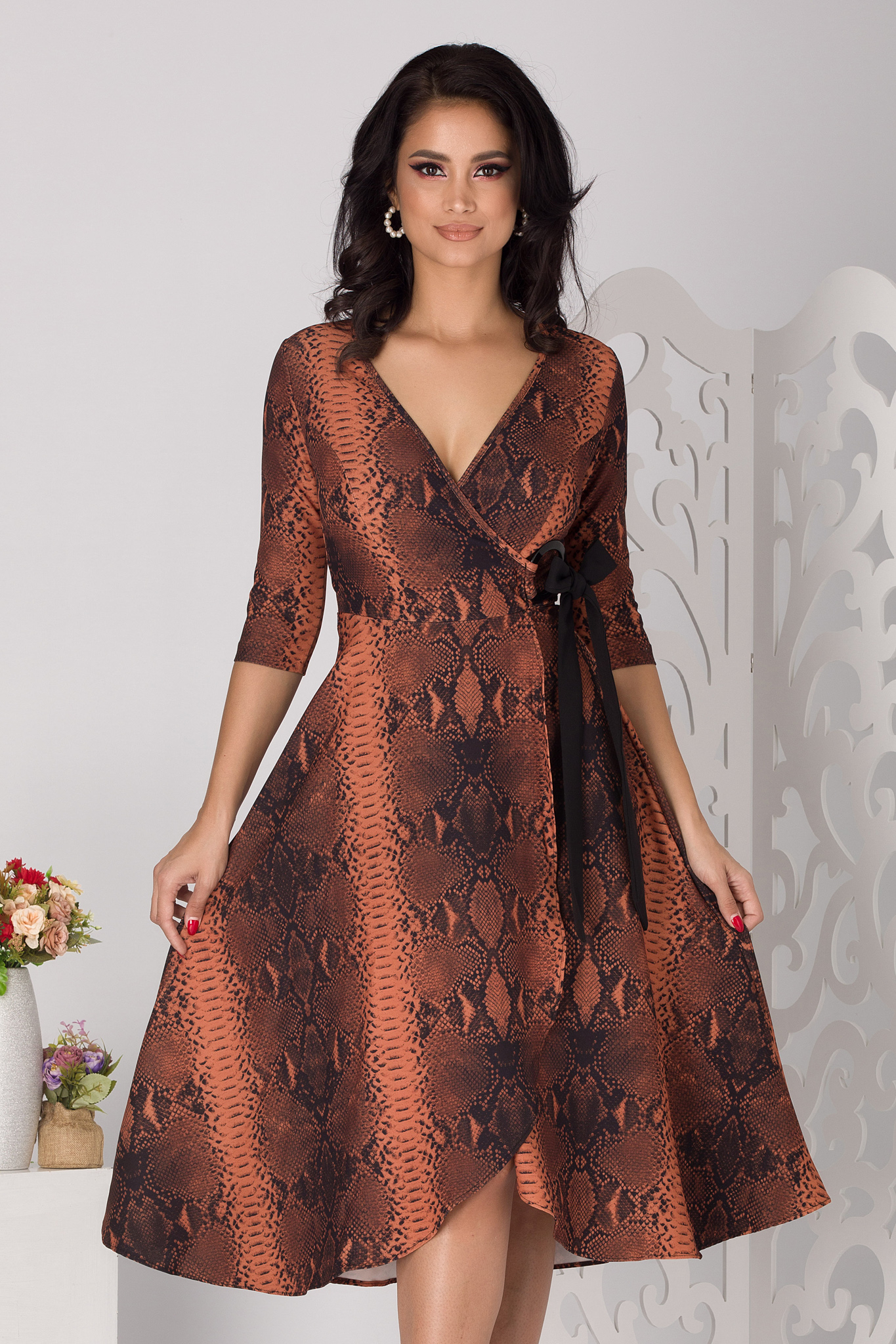Rochie loreen animal print