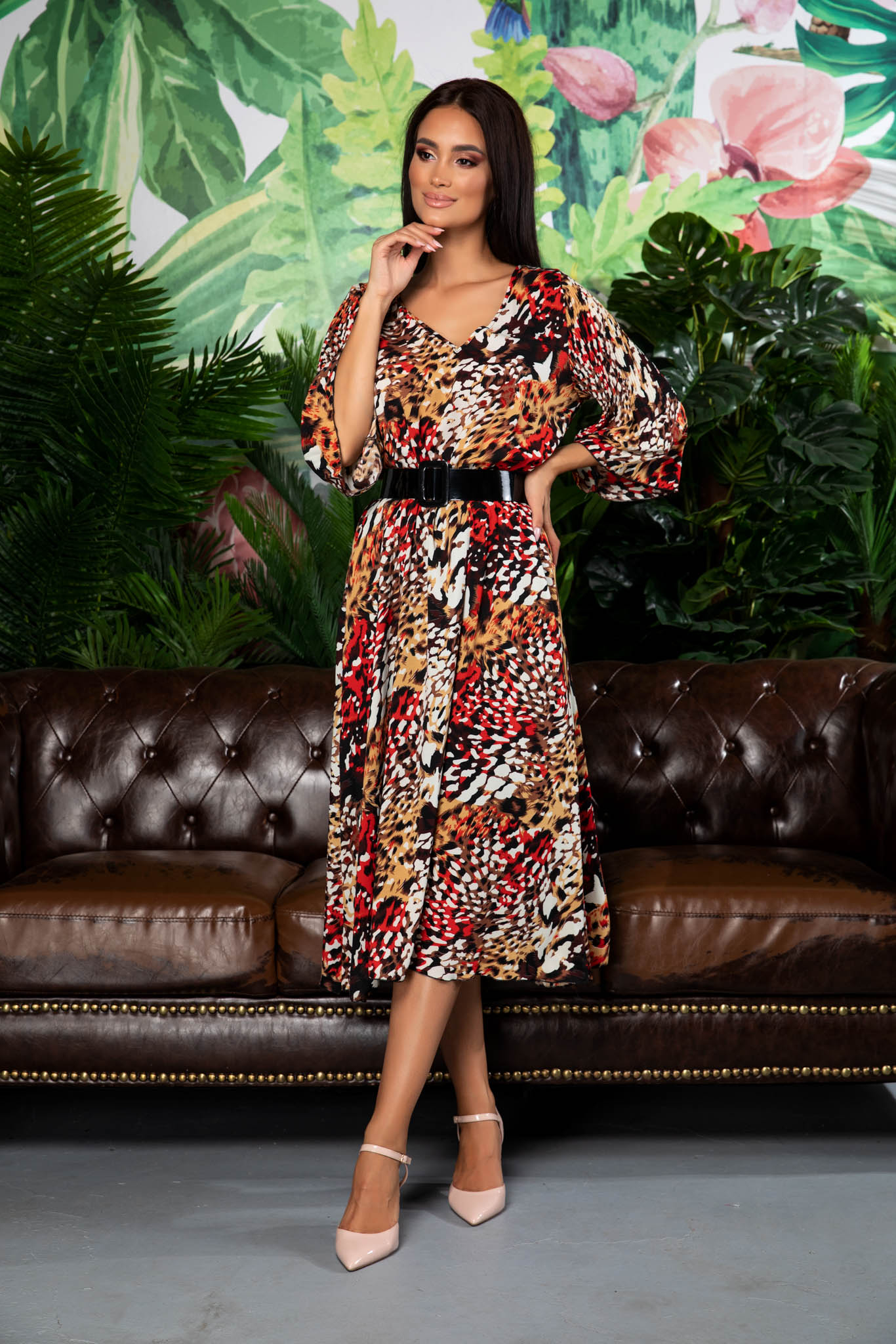 Rochie Issadora Animal Print