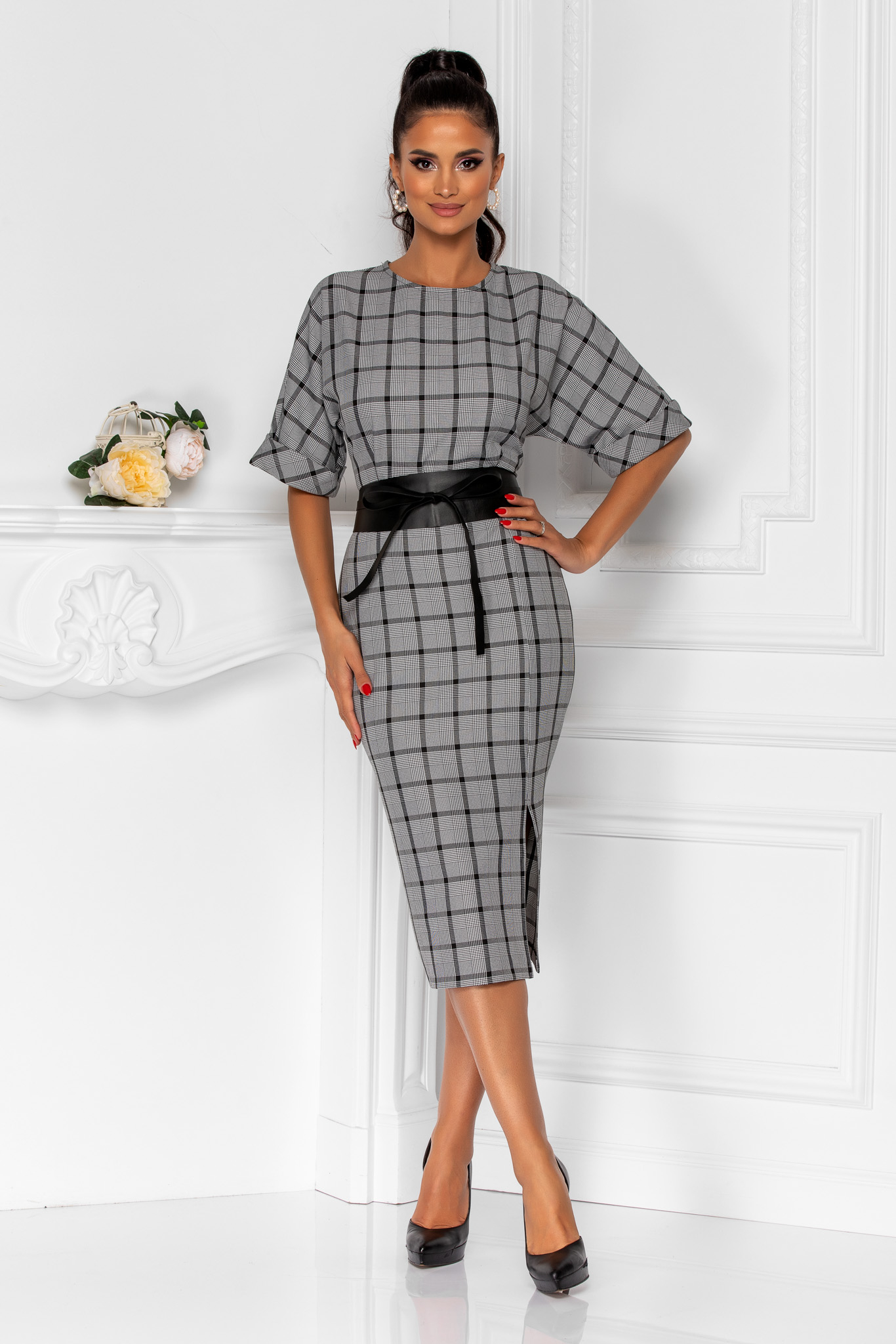 Rochie brenda gri