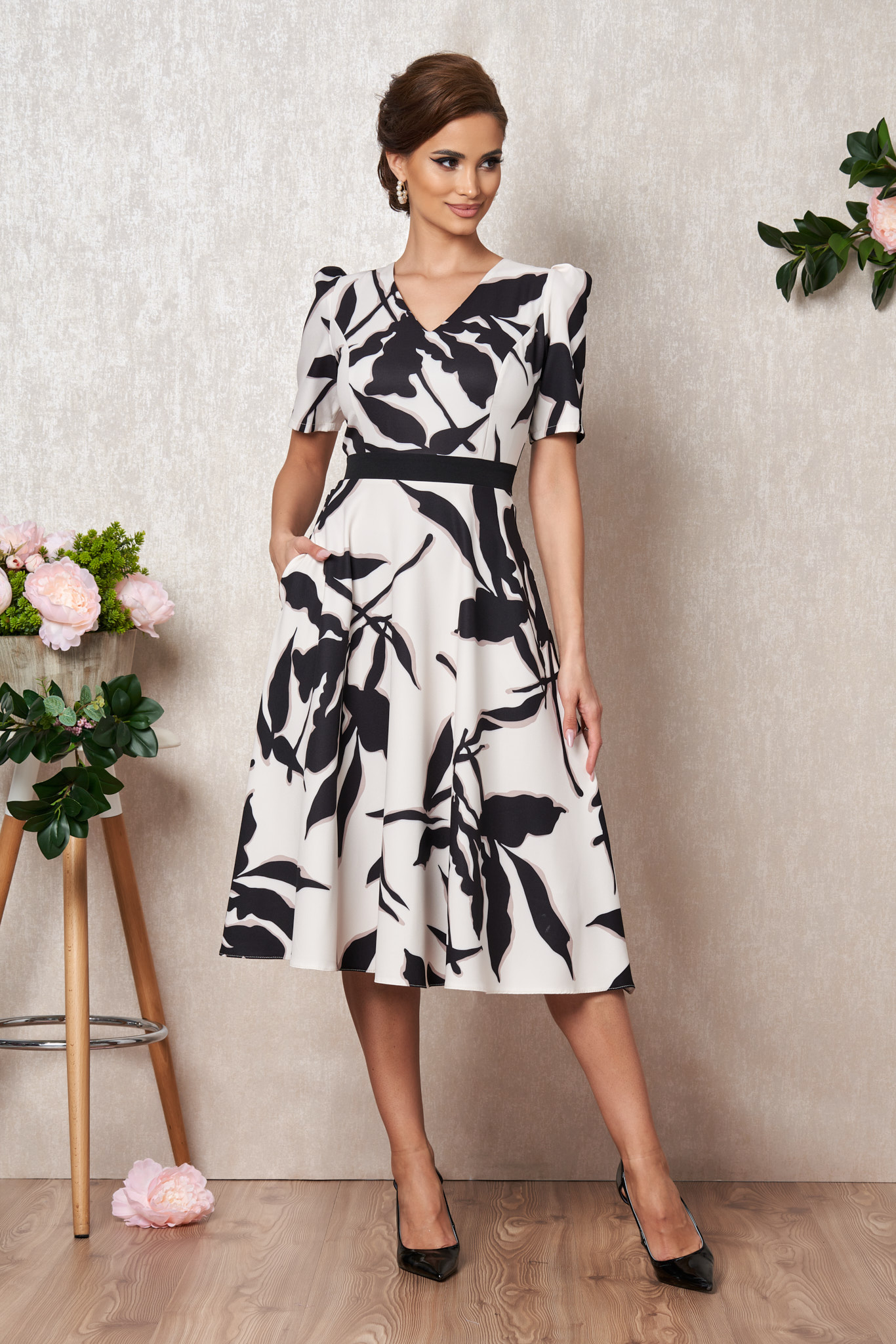 Rochie selina crem