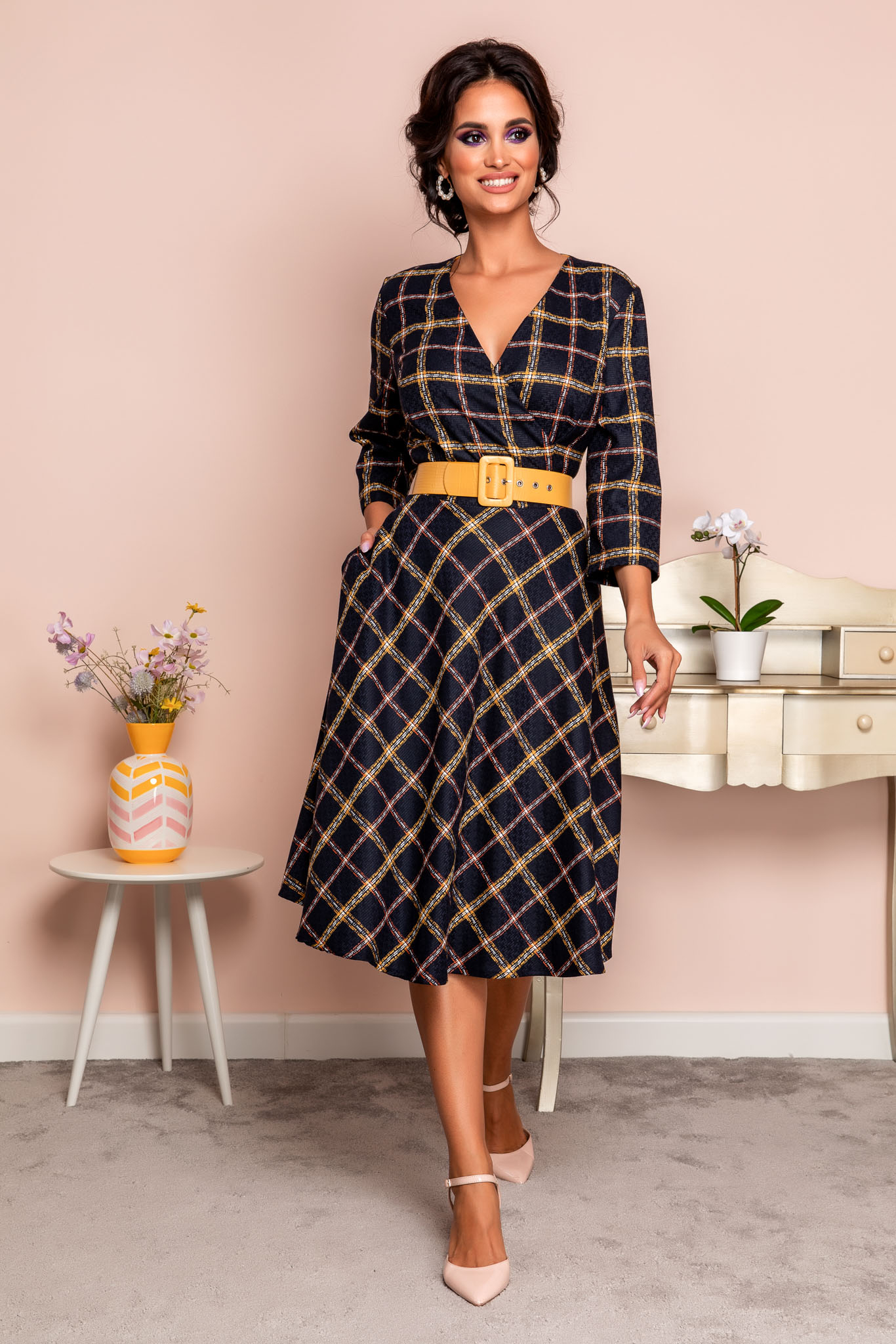 Rochie samara galbena